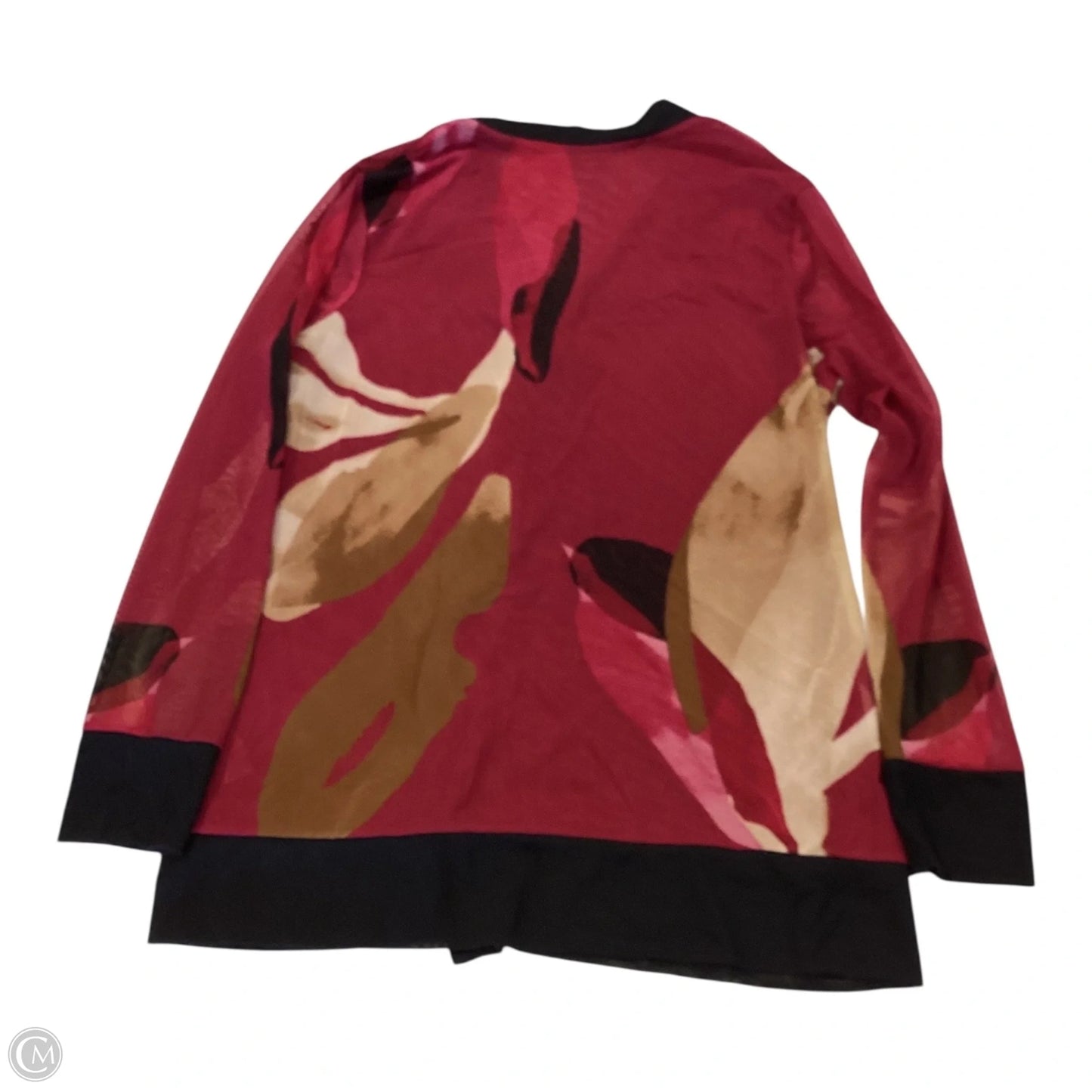 Top Long Sleeve By Chicos In Floral Print, Size: M