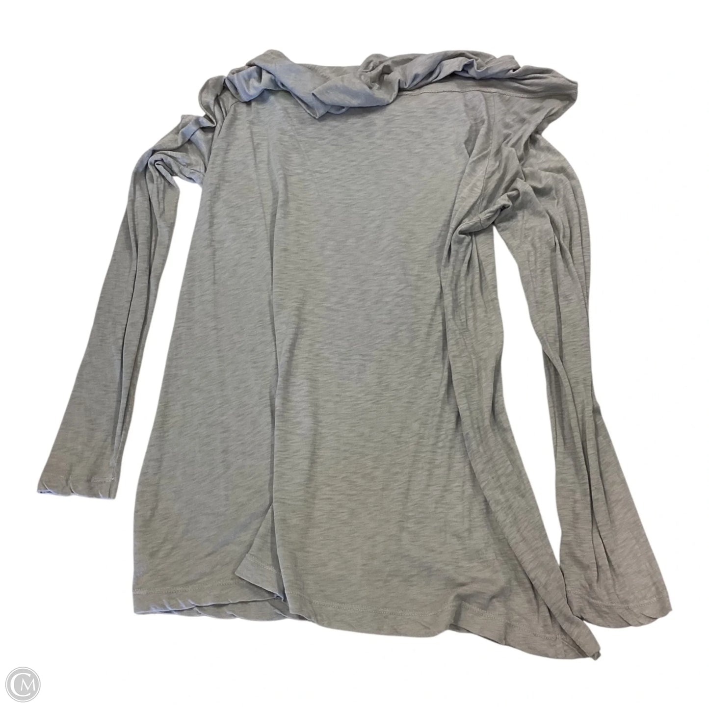 Top Long Sleeve By T.la In Grey, Size: L