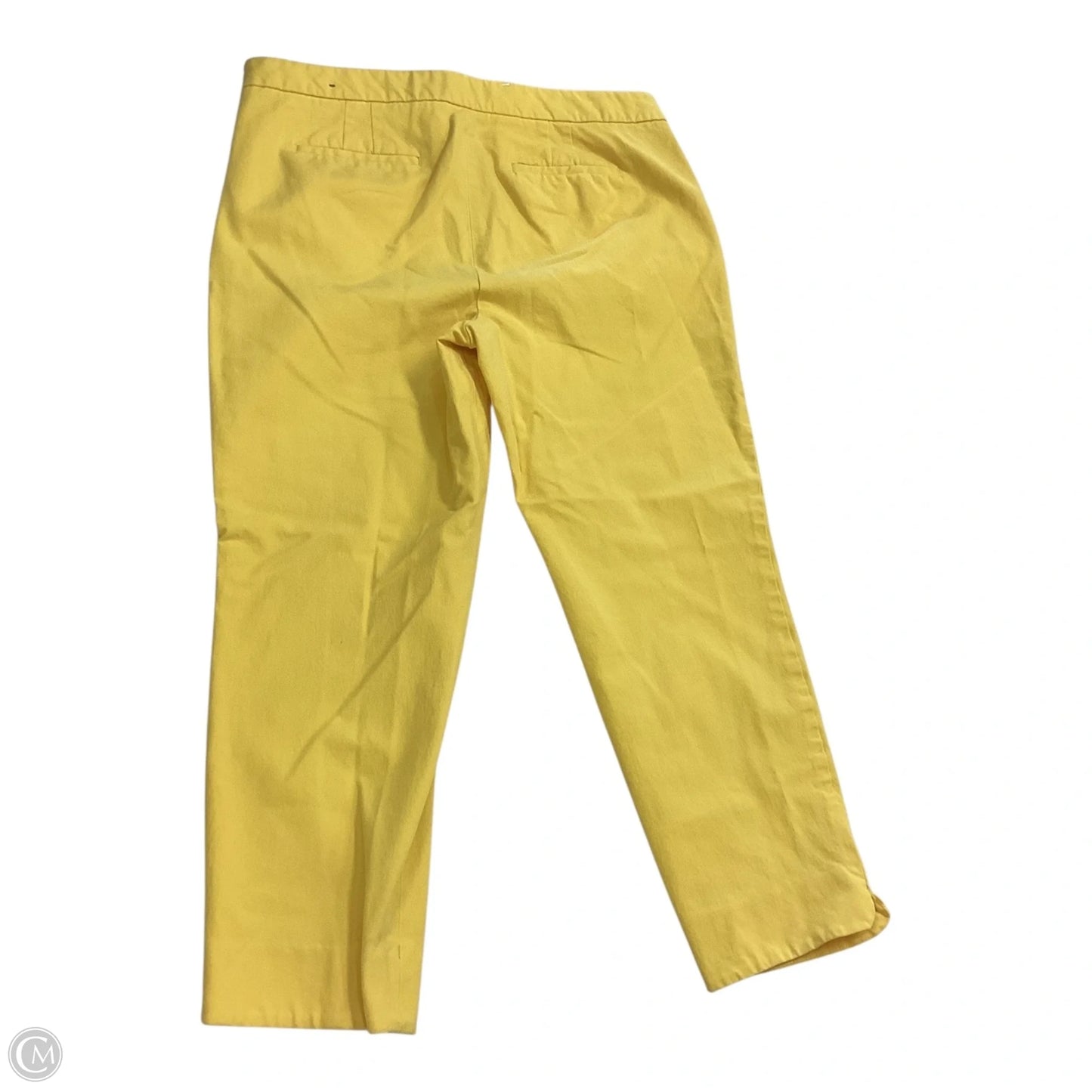Capris By Talbots In Yellow, Size: 12p