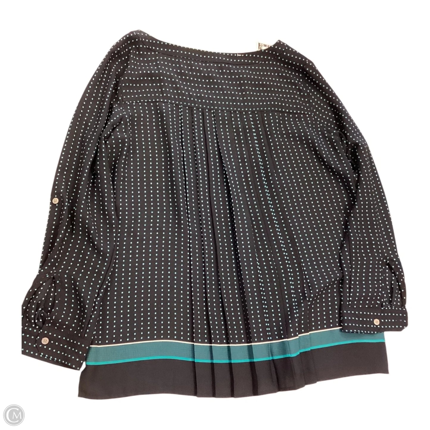 Top Long Sleeve By Loft In Polkadot Pattern, Size: Sp