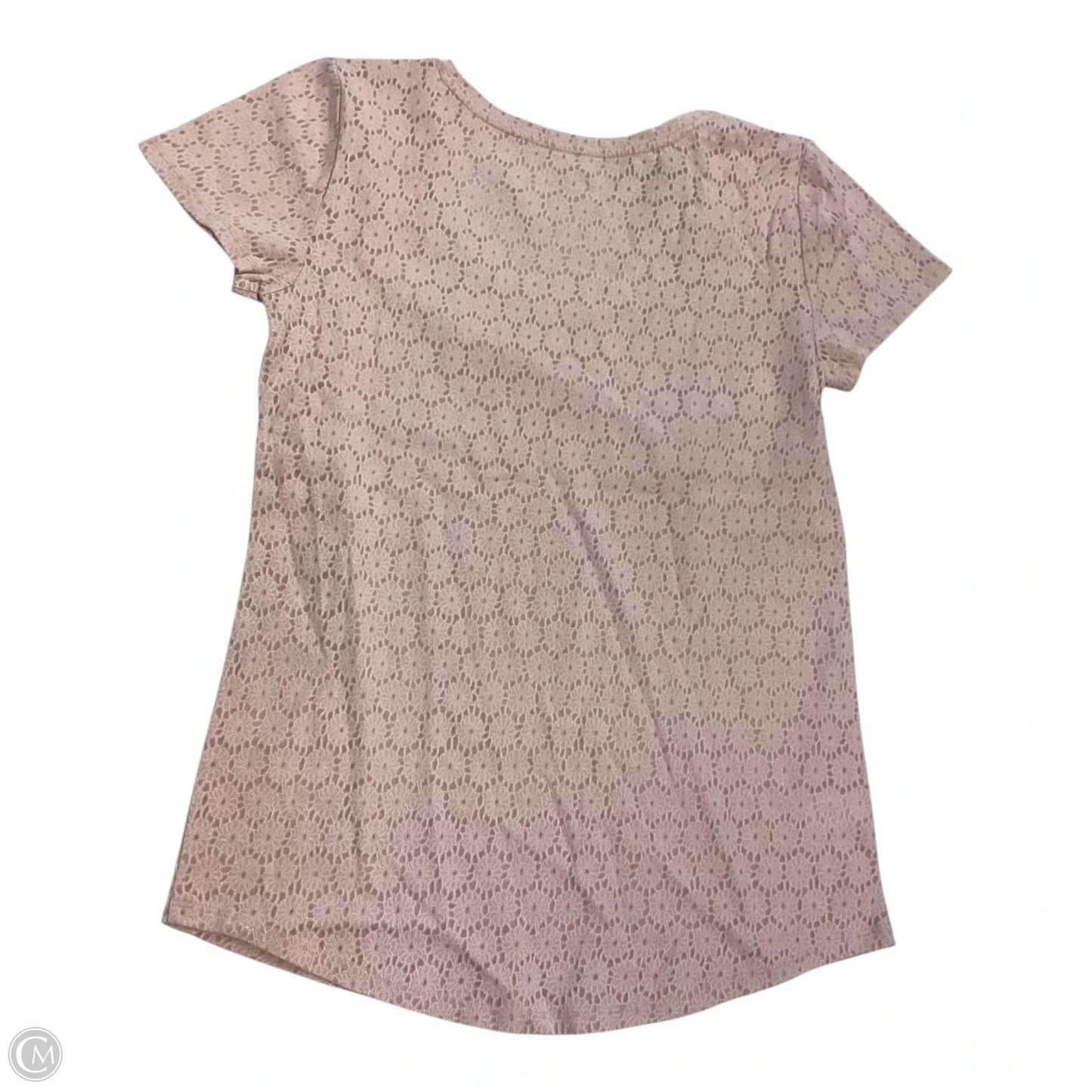 Top Short Sleeve By Logg In Pink, Size: Xs
