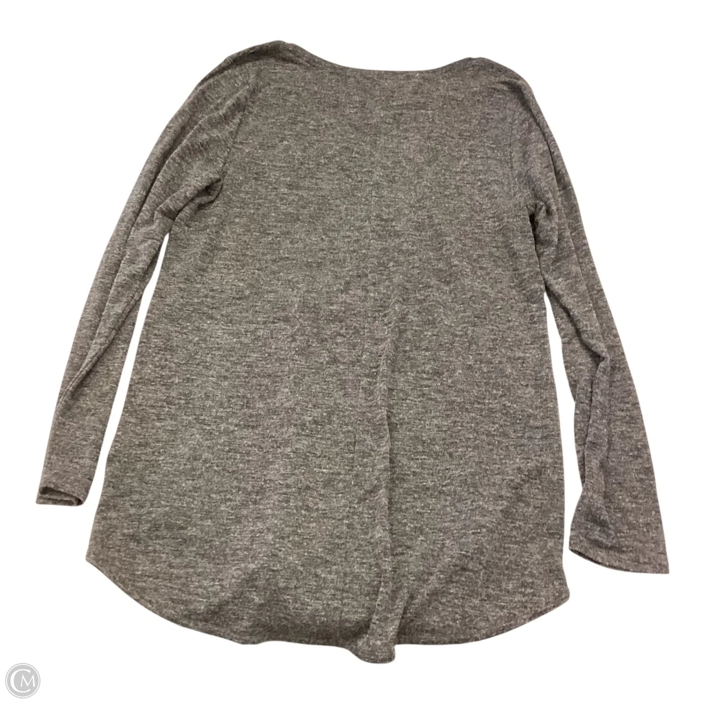Top Long Sleeve By Loft In Grey, Size: M