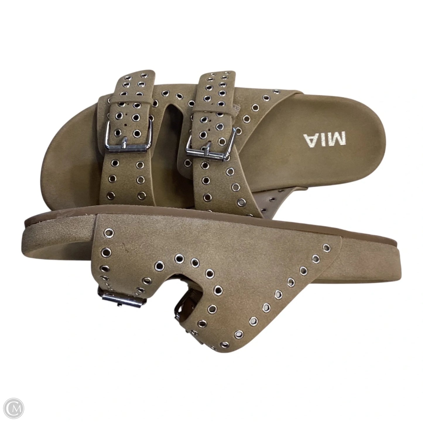 Sandals Flats By Mia In Tan, Size: 7.5