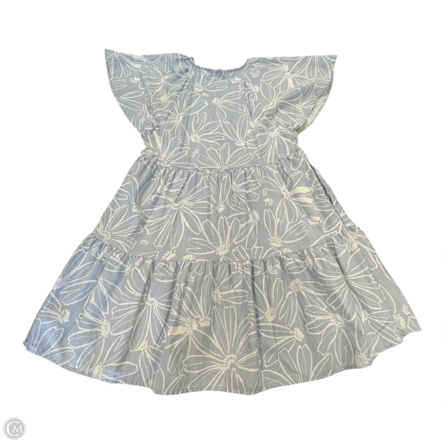 Dress Casual Short By Universal Thread In Blue & White, Size: S