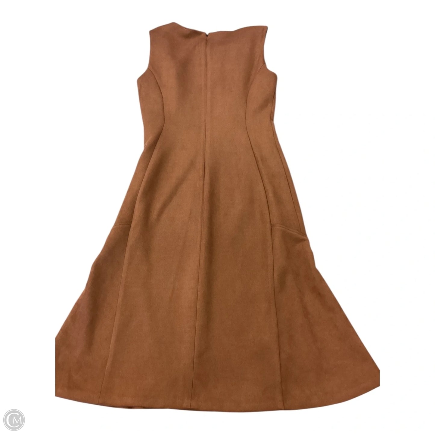 Dress Casual Short By Calvin Klein In Brown, Size: 6