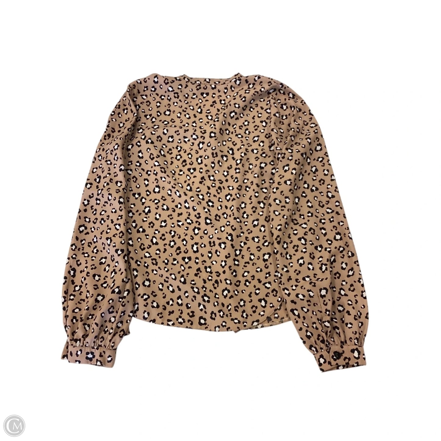 Top Long Sleeve By Clothes Mentor In Animal Print, Size: M