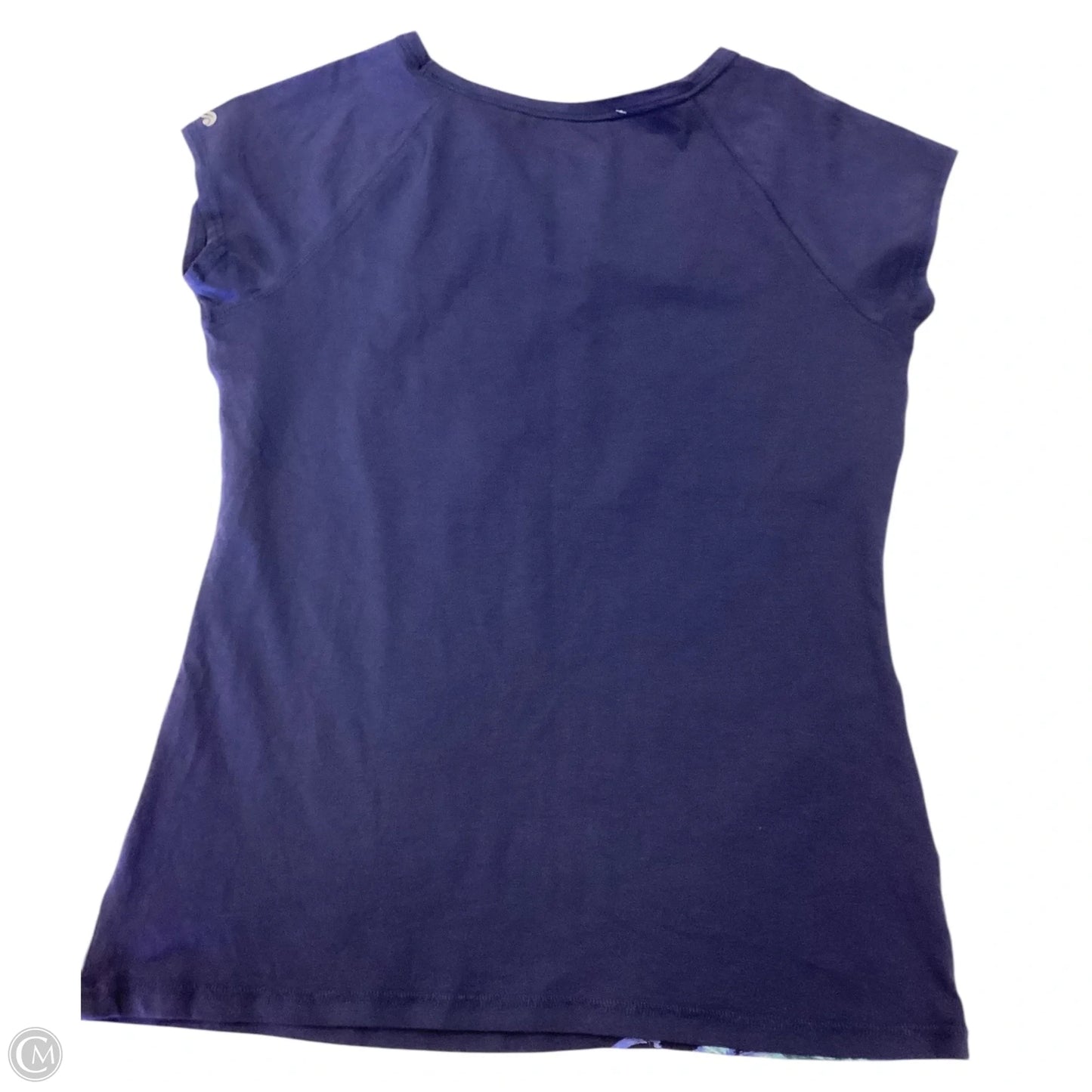 Top Short Sleeve By Ideology In Blue, Size: L