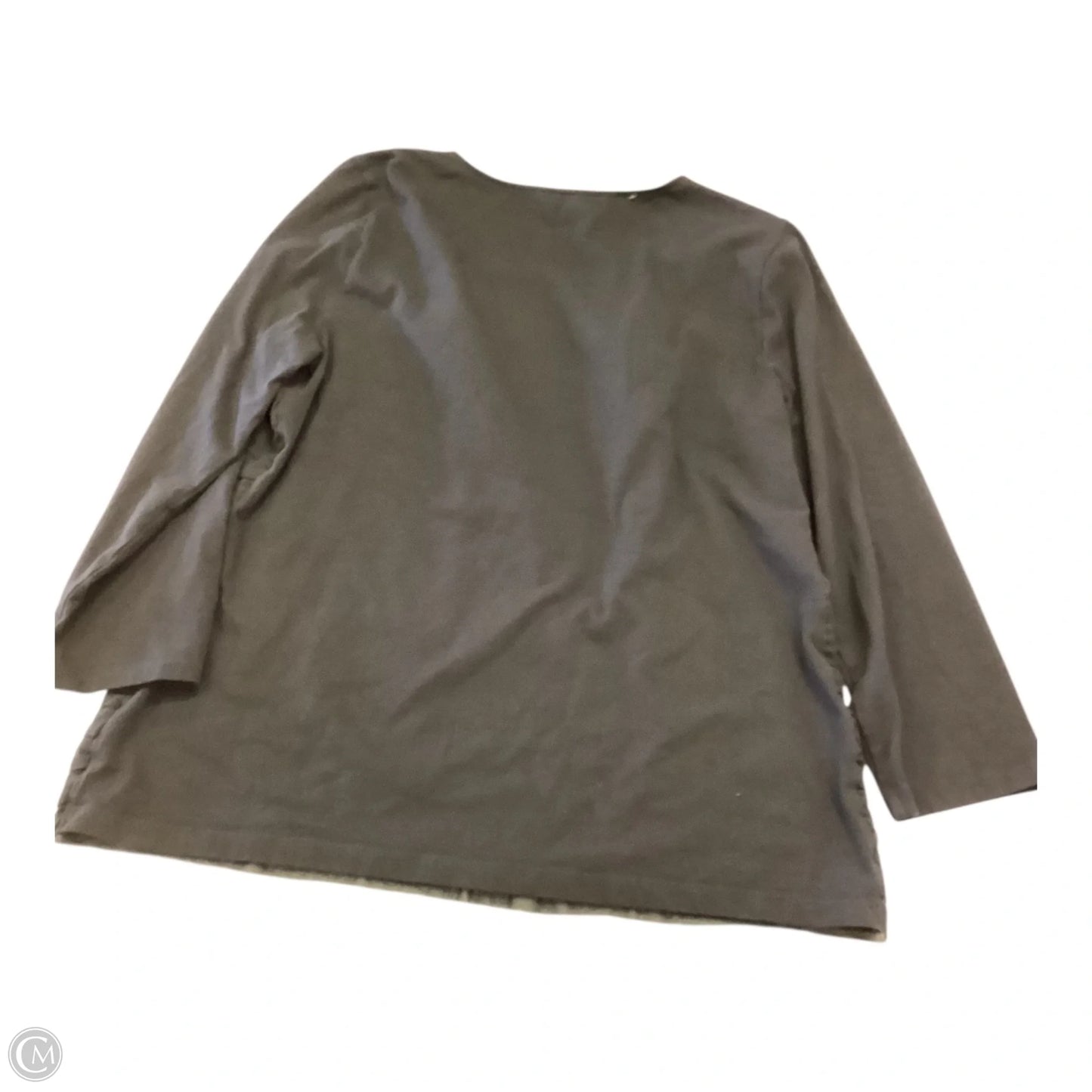 Top Long Sleeve By Rafaella In Black, Size: Xl