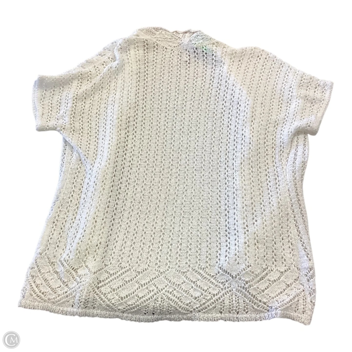 Cardigan By Chicos In White, Size: Xl