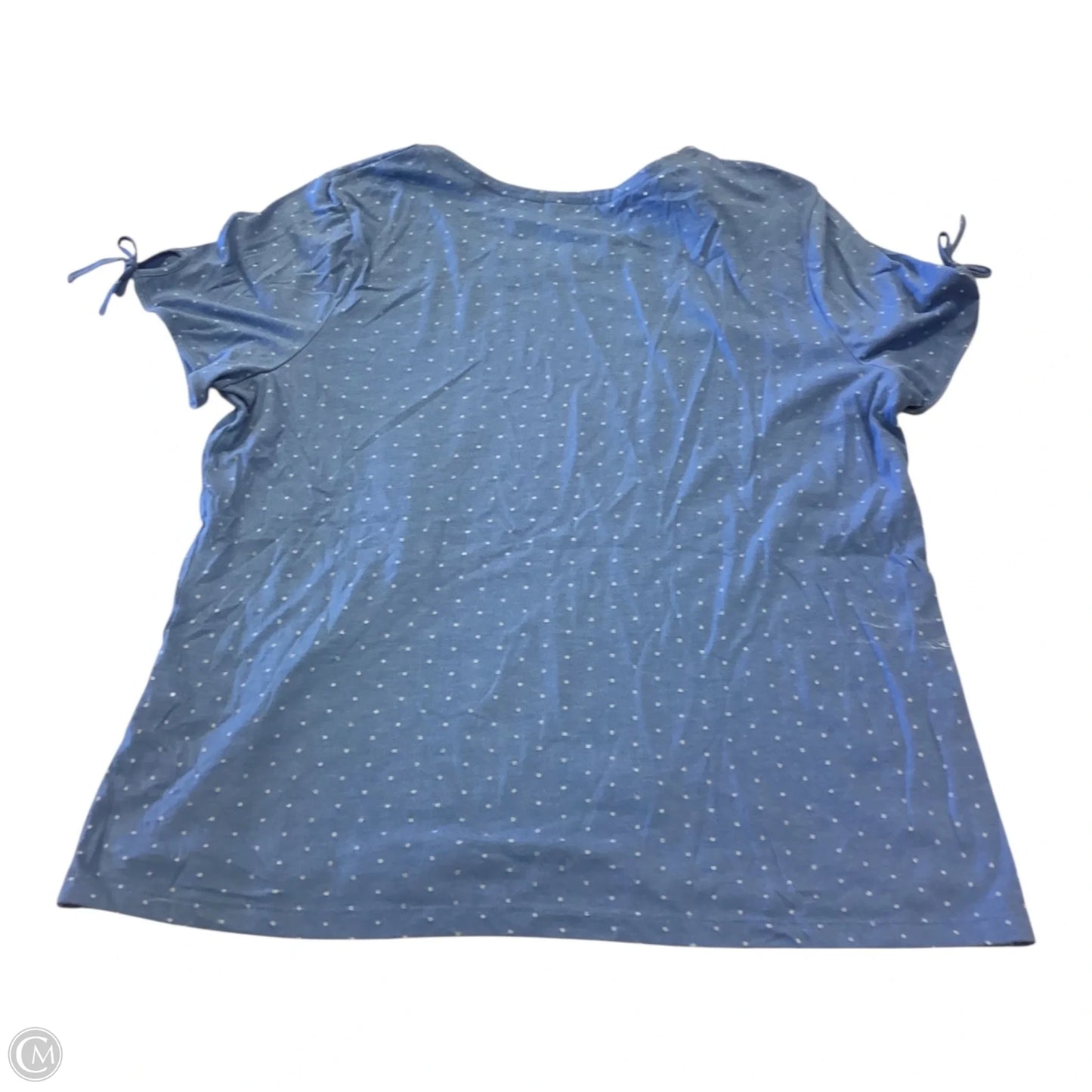 Top Short Sleeve By Chicos In Blue, Size: Xl