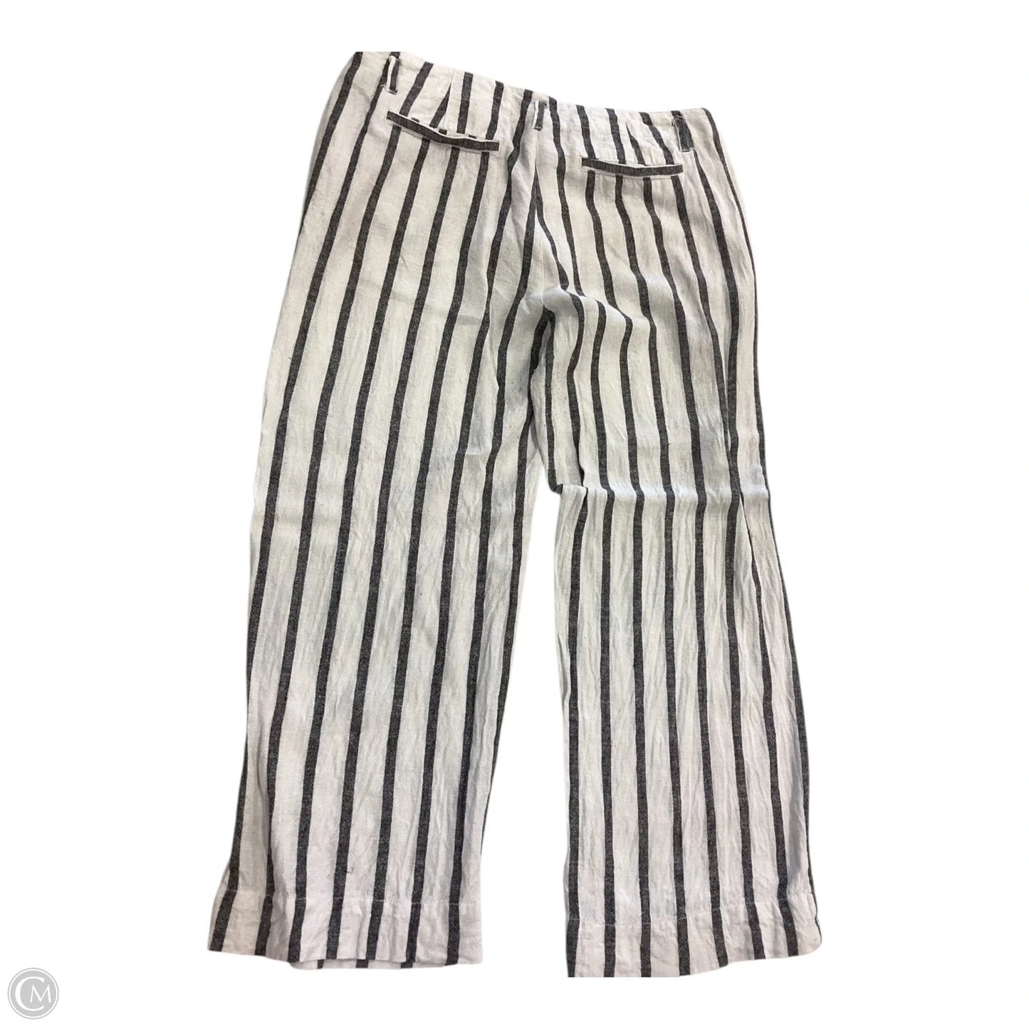 Pants Cropped By Sanctuary In Striped Pattern, Size: 10