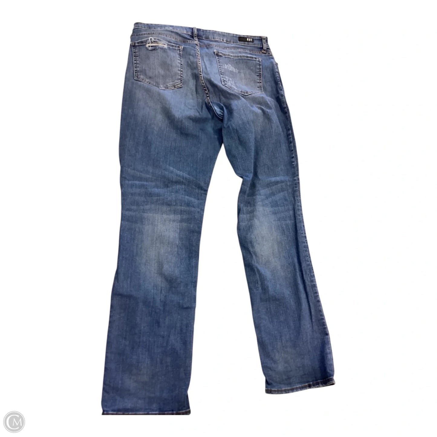 Jeans Cropped By Kut In Blue, Size: 14