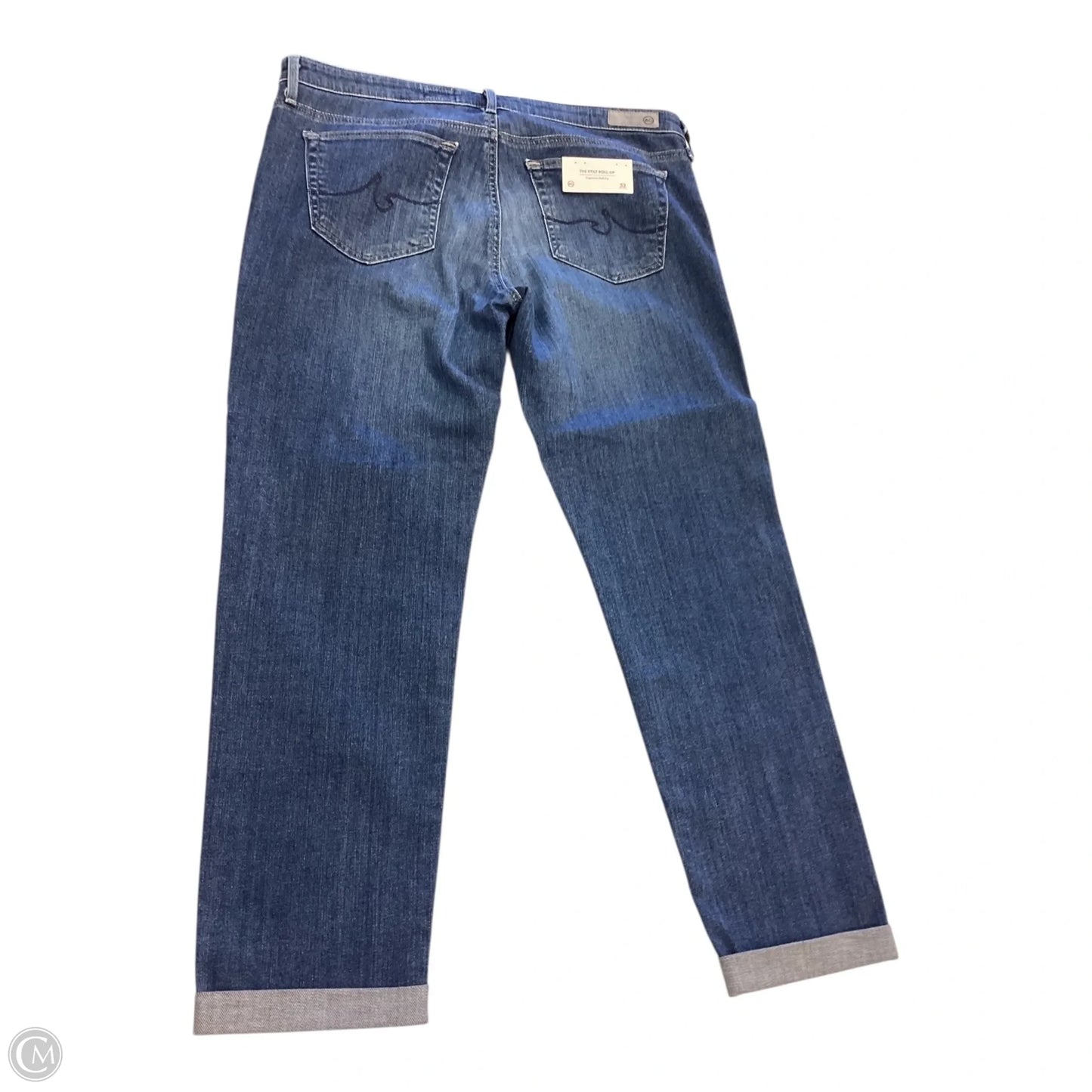 Jeans Cropped By Adriano Goldschmied In Blue, Size: 14