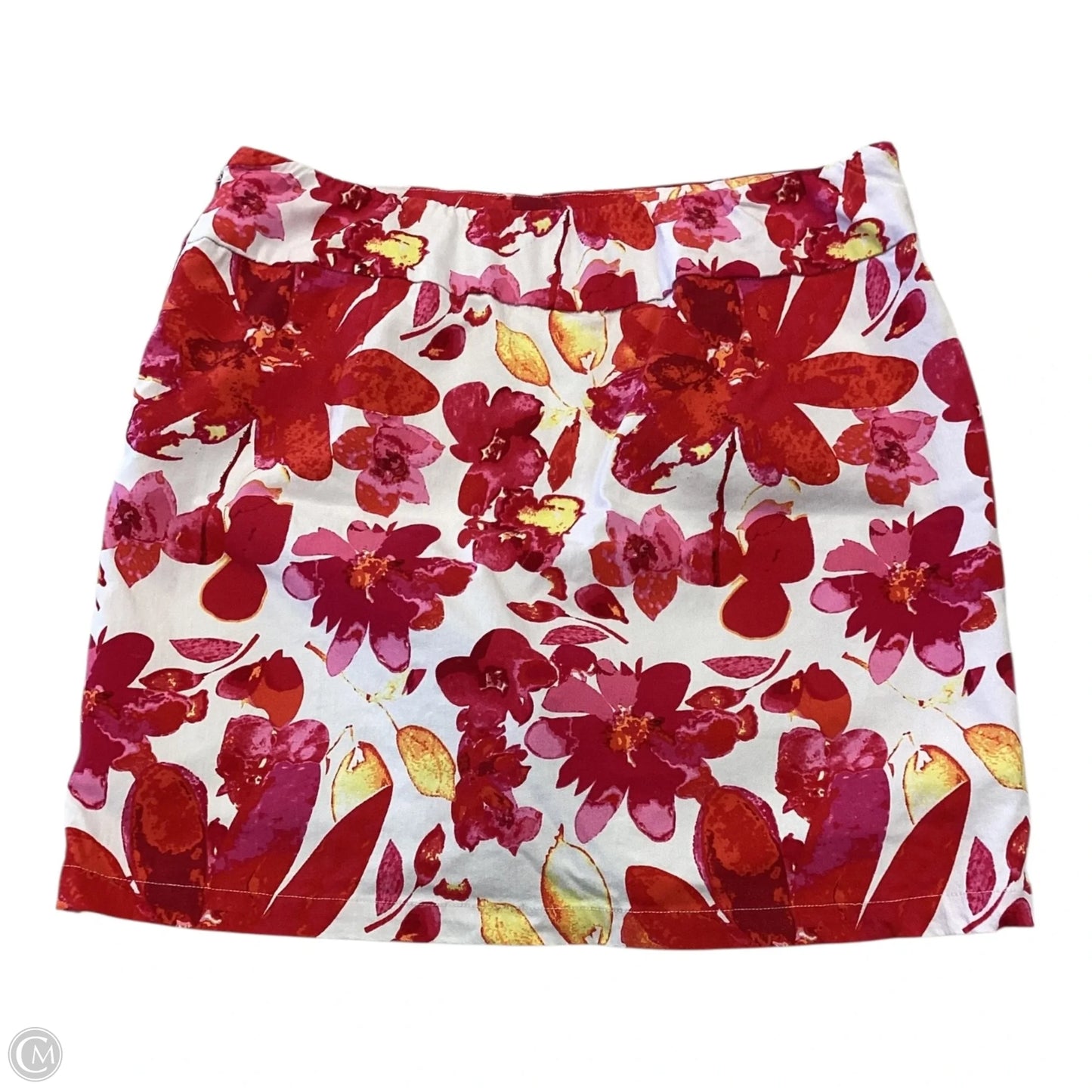 Skort By Clothes Mentor In Floral Print, Size: L