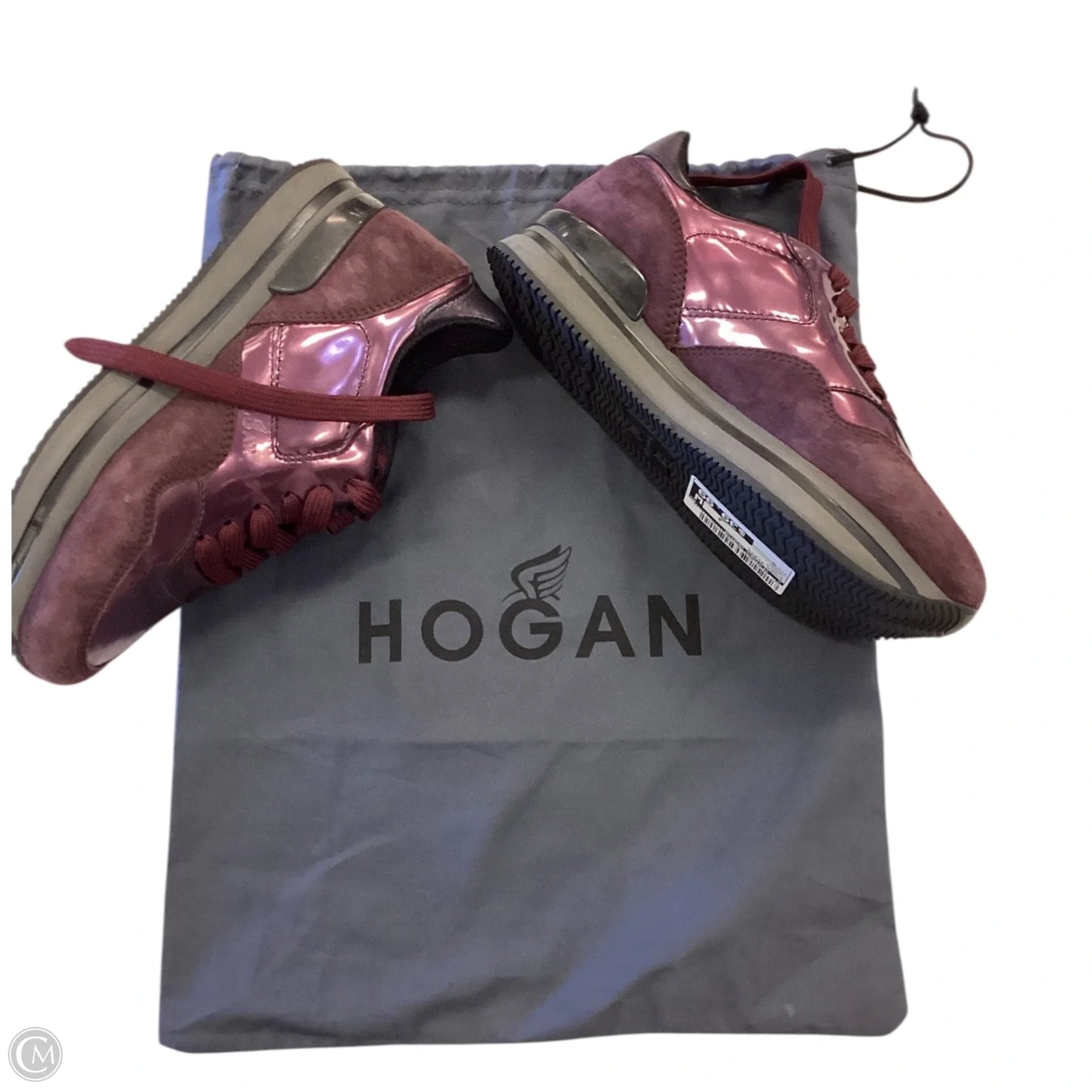 Hogan Shoes Flats By Clothes Mentor In Purple, Size: 5