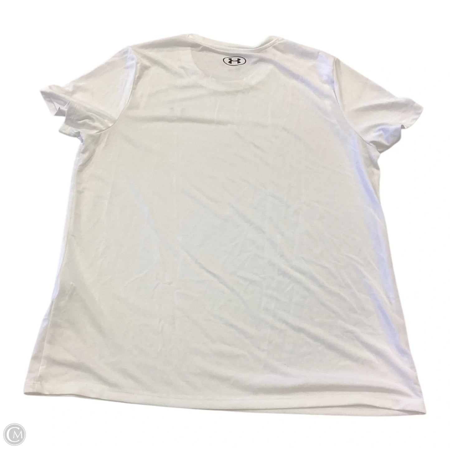 Top Short Sleeve By Under Armour In White, Size: L