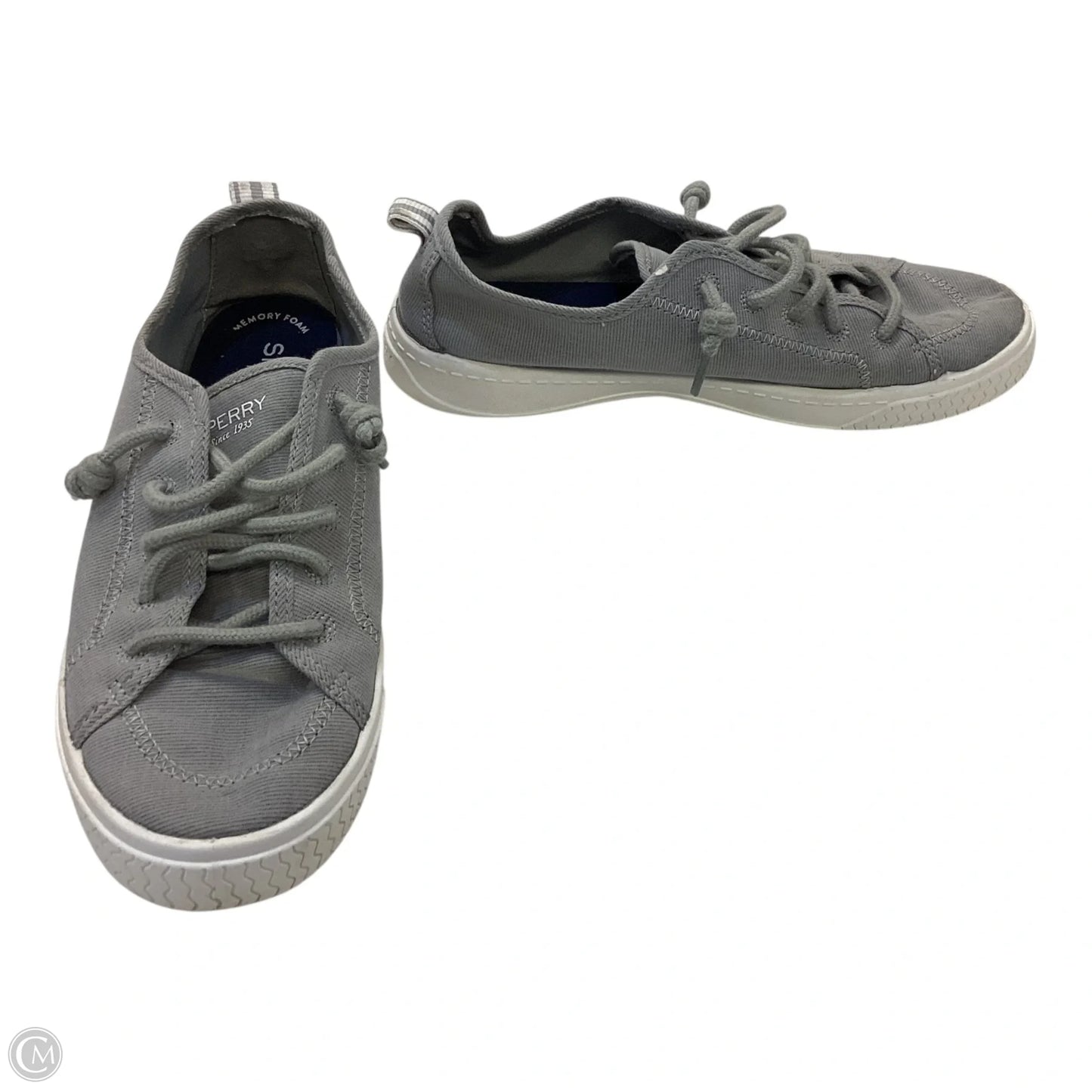 Shoes Athletic By Sperry In Grey, Size: 8