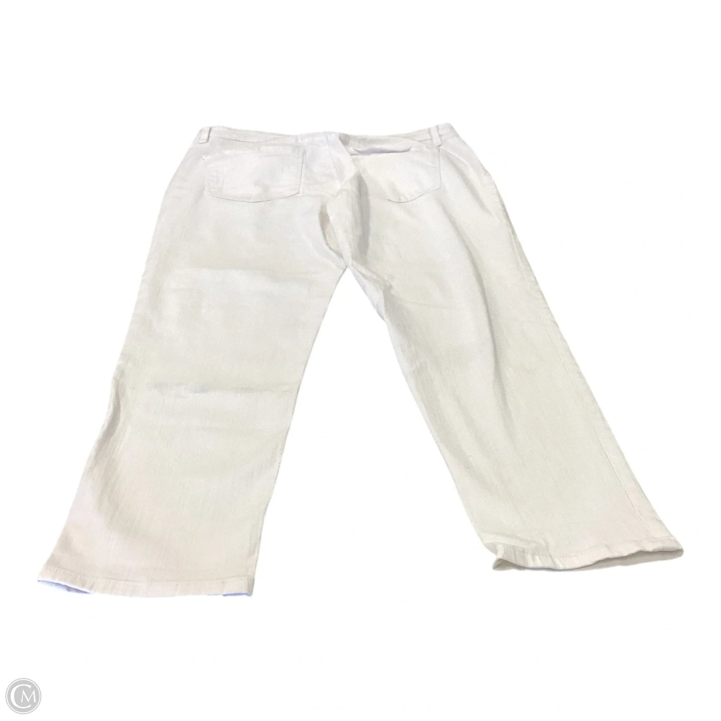 Pants Cropped By Vintage America In White, Size: 6