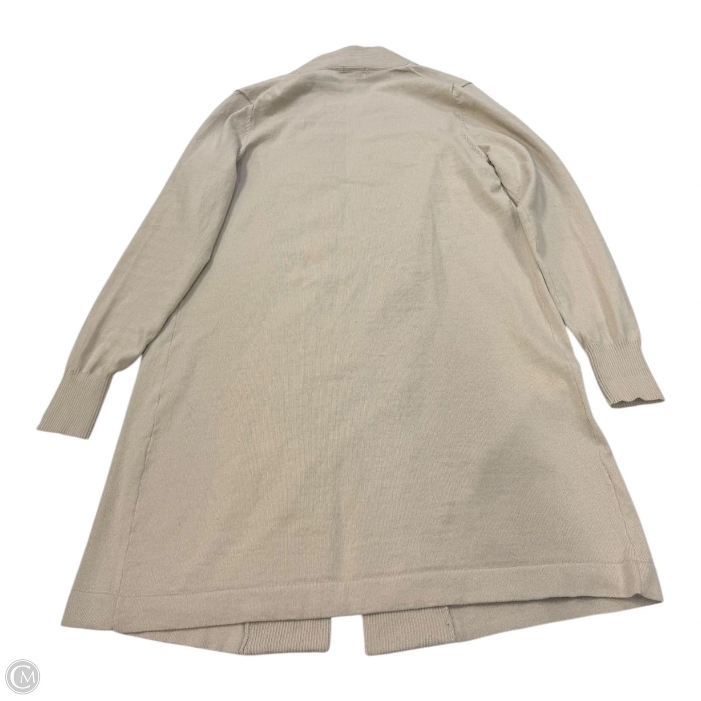 Cardigan By Clothes Mentor In Tan, Size: L