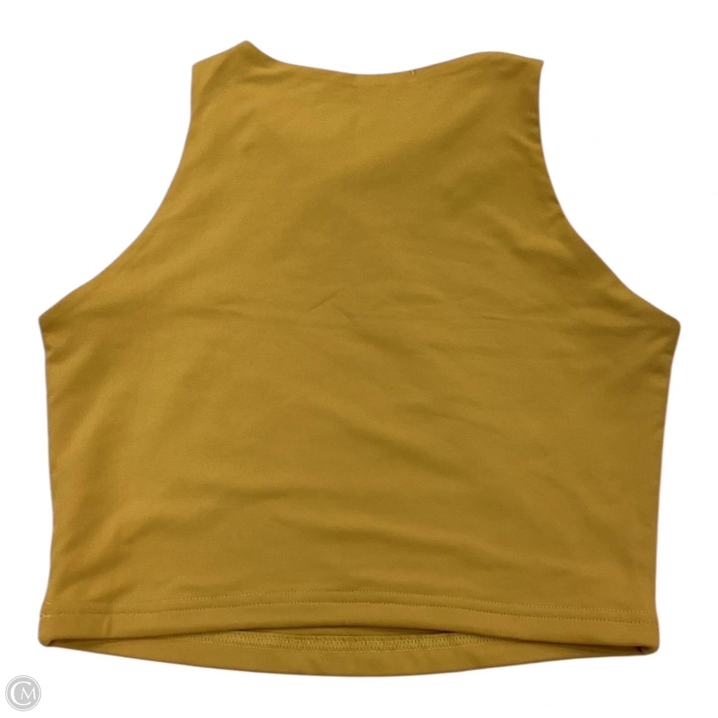 Top Sleeveless By Reoria In Gold, Size: S