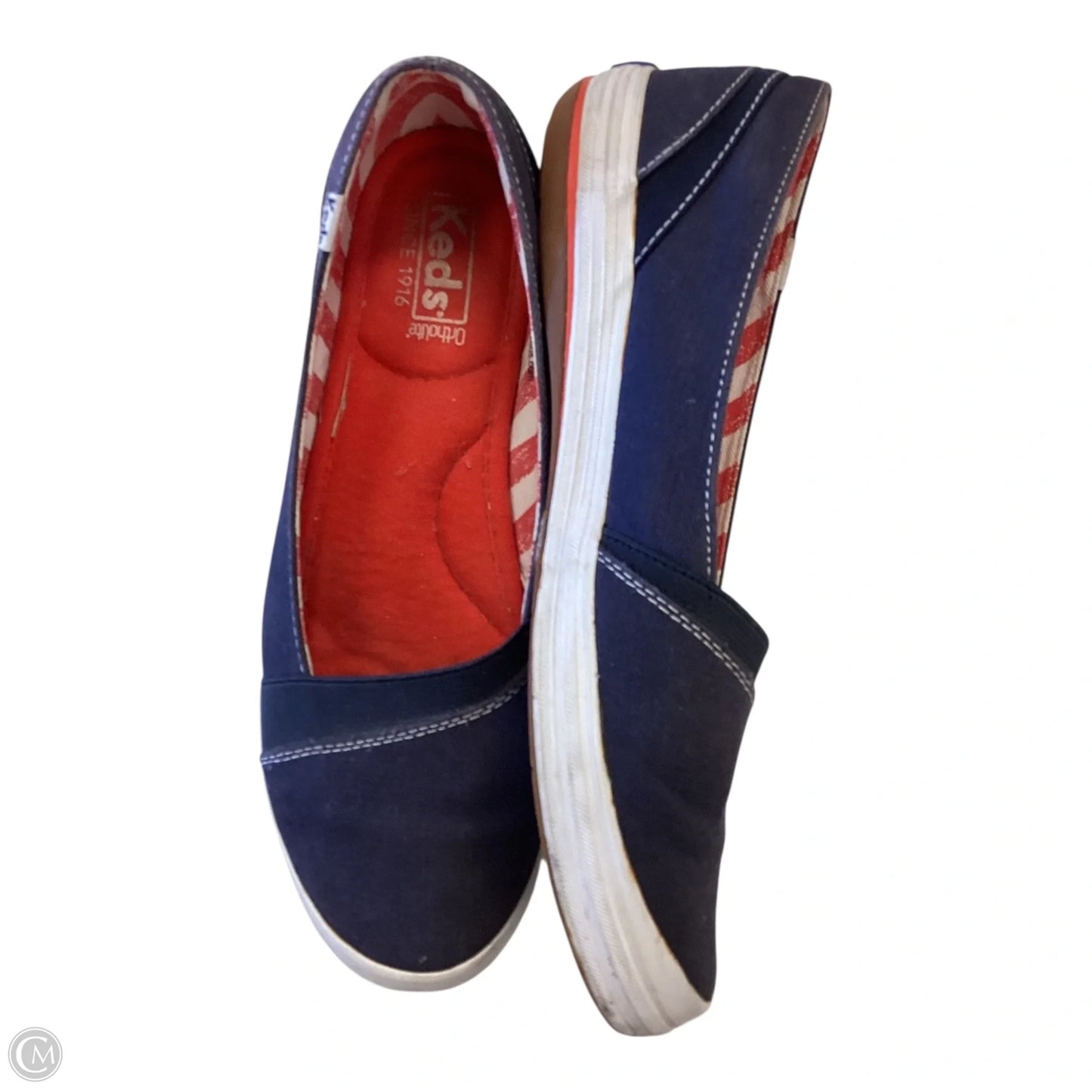 Shoes Flats By Keds In Navy, Size: 8.5