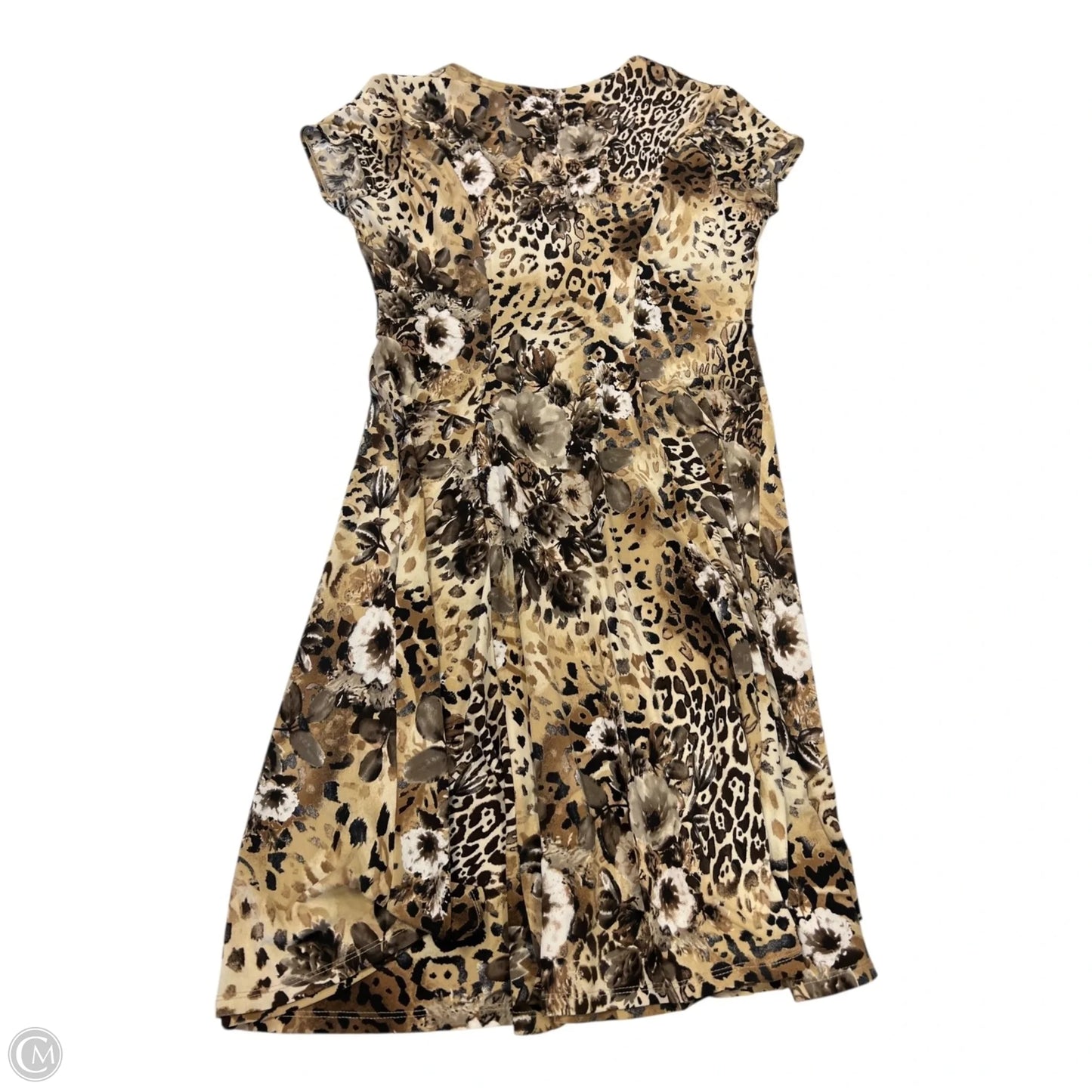 Dress Casual Short By Dressbarn In Animal Print, Size: 12