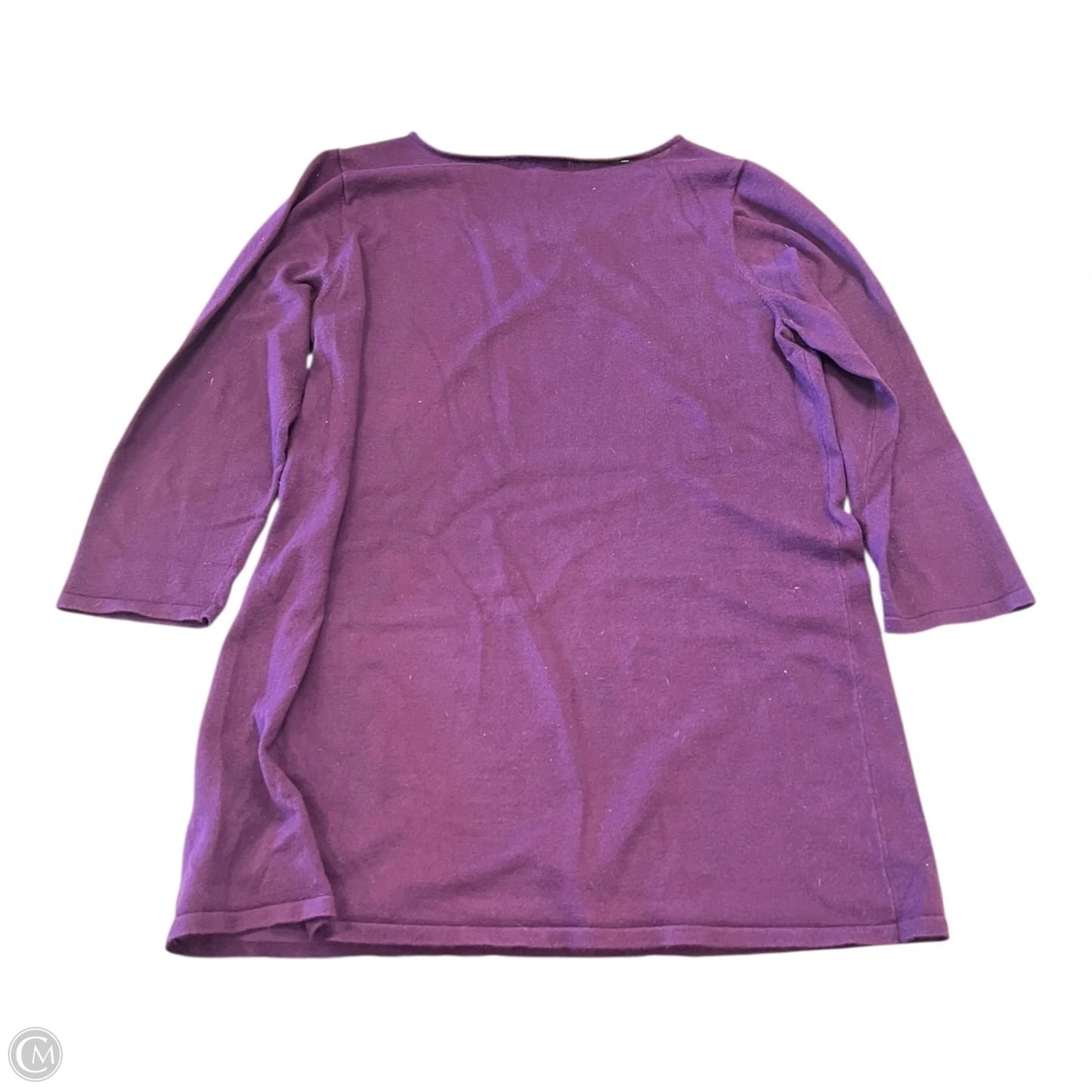 Sweater By Roz And Ali In Purple, Size: L