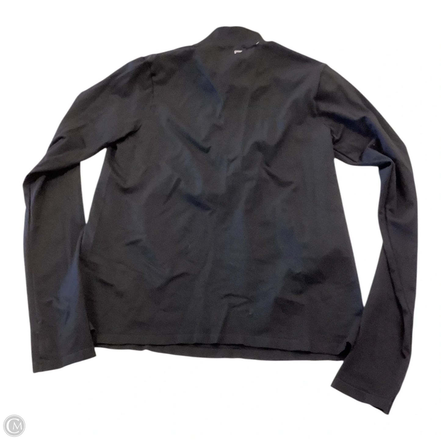 Top Long Sleeve By Fabletics In Black, Size: L