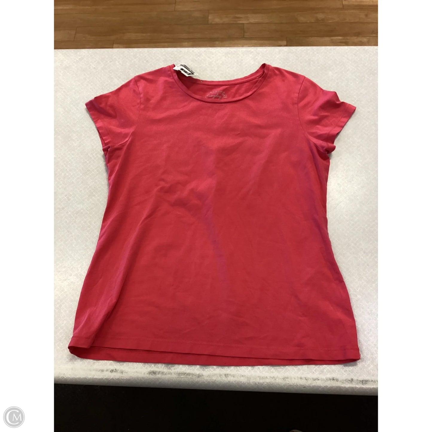 Top Short Sleeve By Sonoma In Pink, Size: L