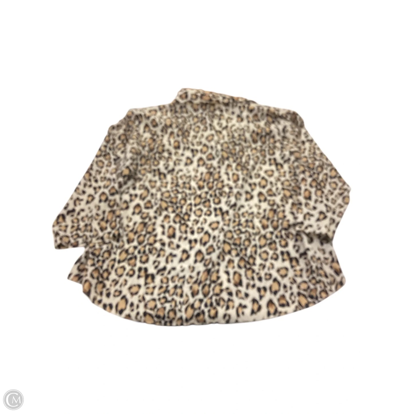 Blouse 3/4 Sleeve By Van Heusen In Animal Print, Size: Xxl