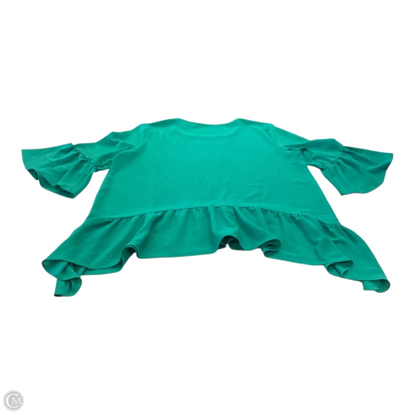 Blouse 3/4 Sleeve By Gibson In Green, Size: M