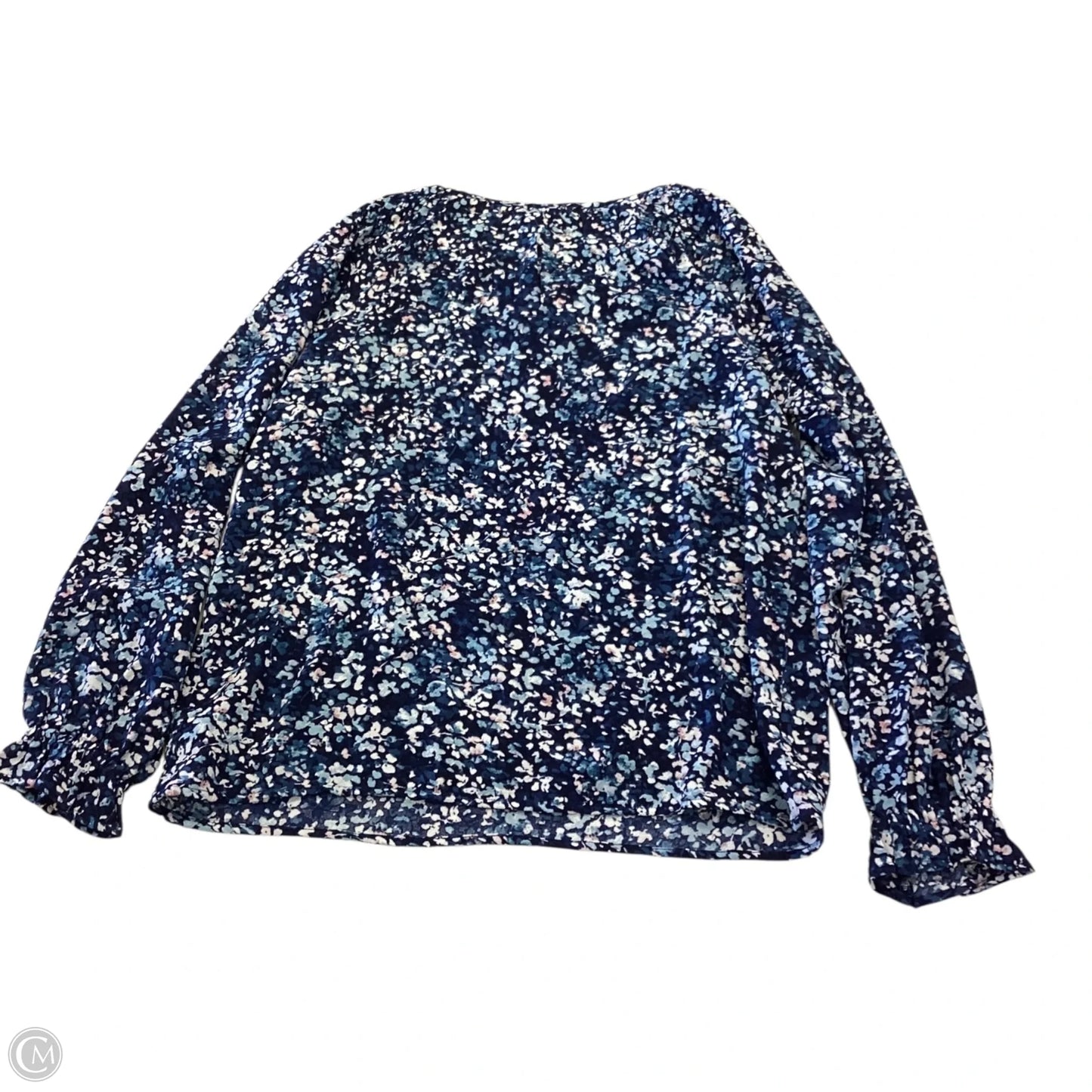 Blouse Long Sleeve By Jessica Simpson In Floral Print, Size: Xs