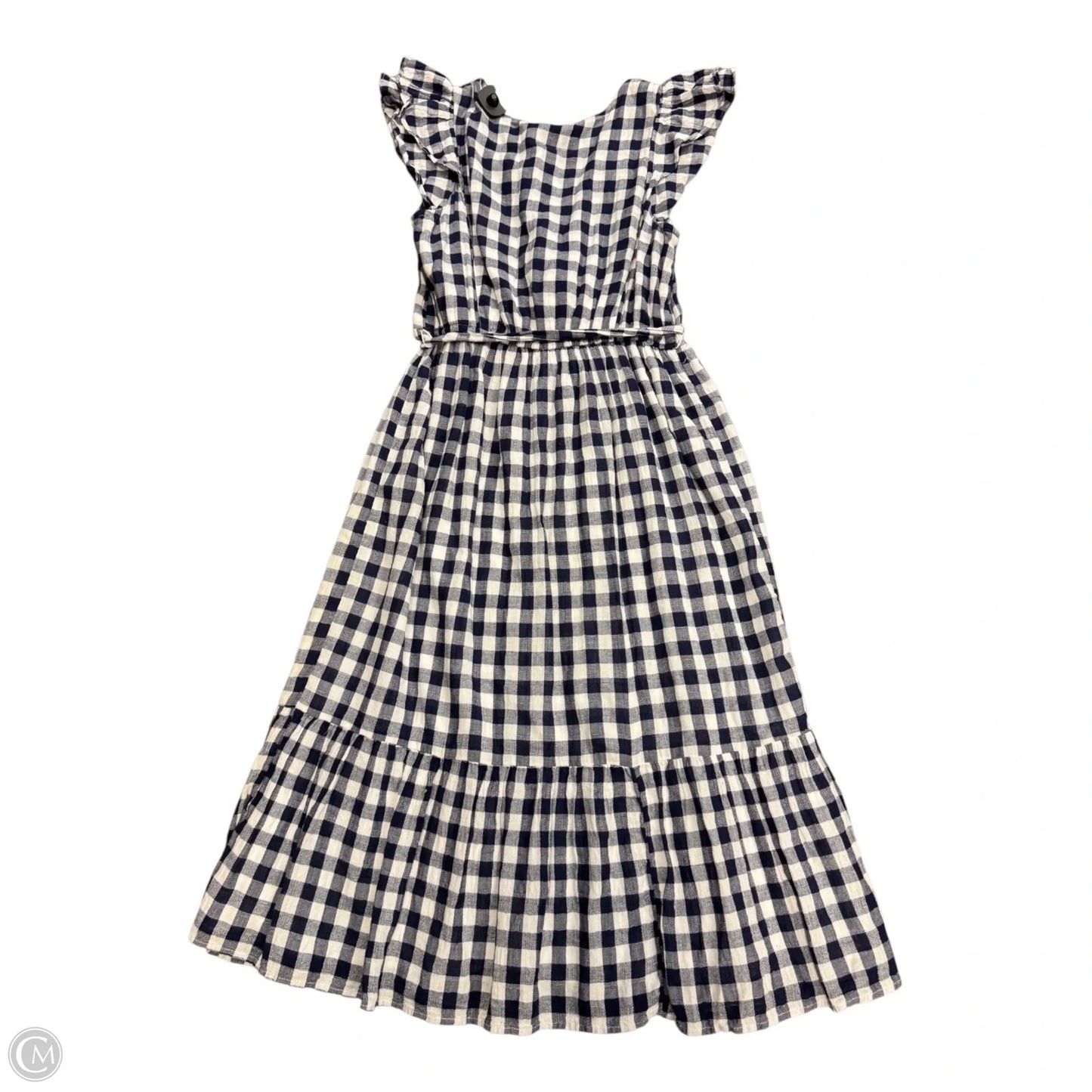 Dress Casual Maxi By Old Navy In Blue & White, Size: M