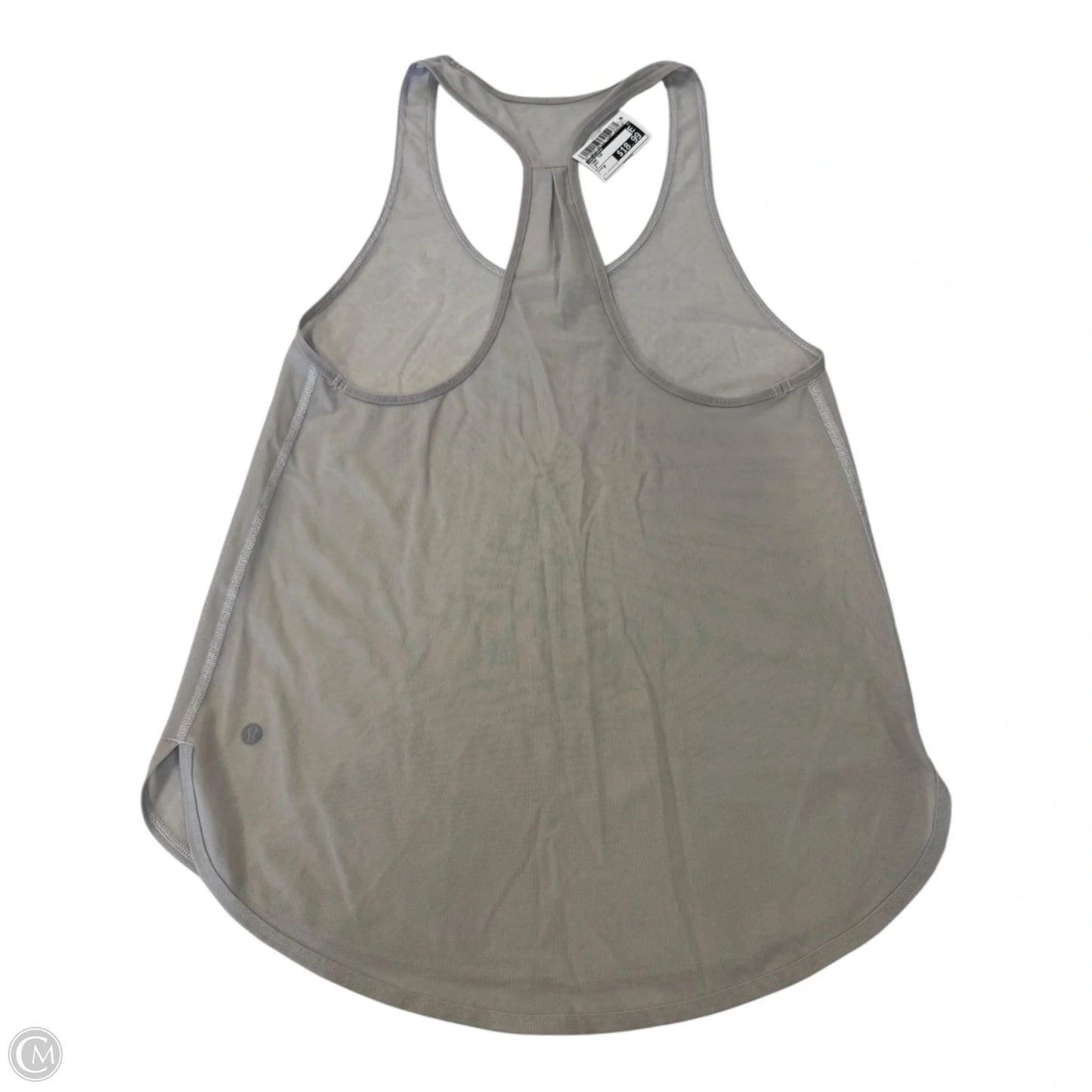 Athletic Tank Top By Lululemon In Grey, Size: M
