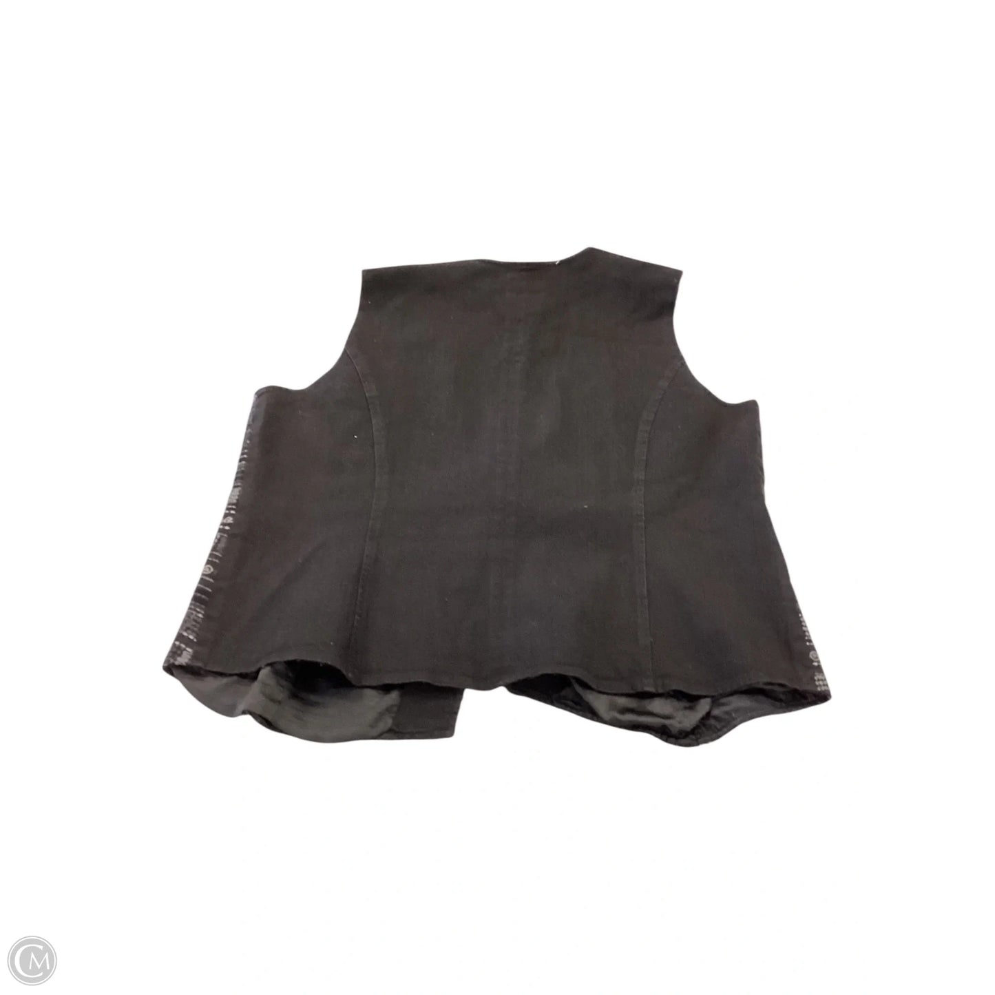 Vest Other By Chicos In Black & Grey, Size: Xl