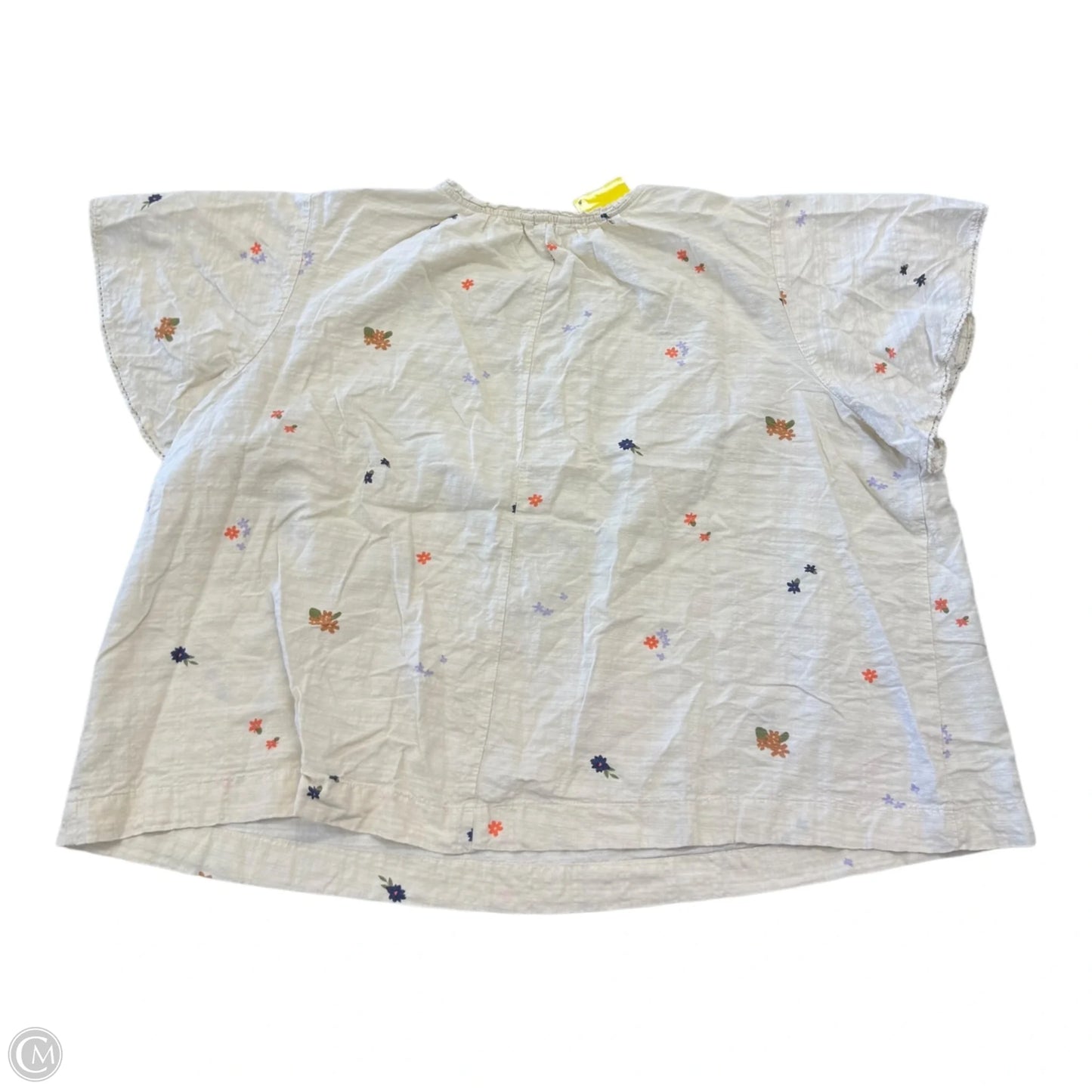 Top Short Sleeve By Sonoma In Floral Print, Size: 3x