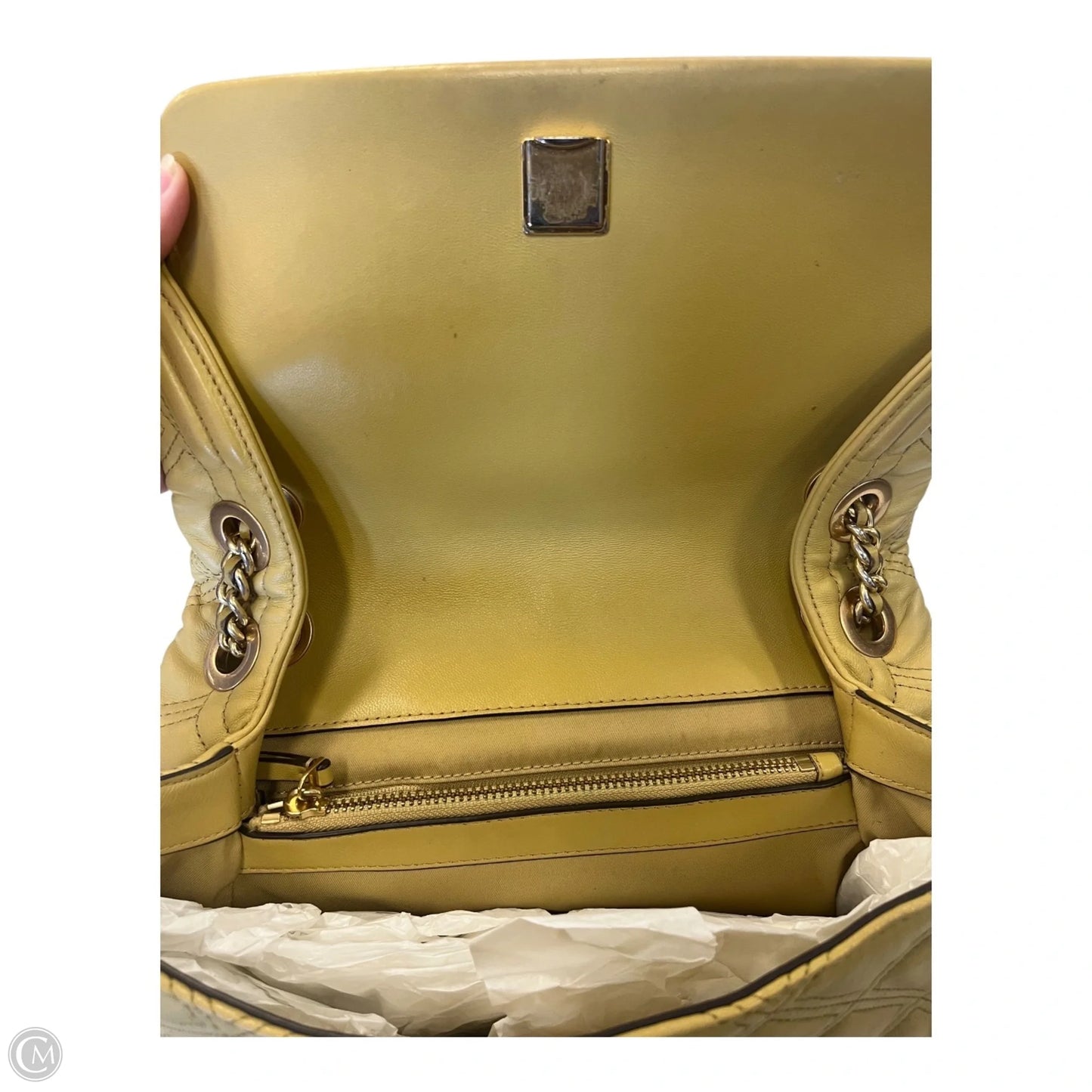 Handbag Designer By Tory Burch, Size: Medium