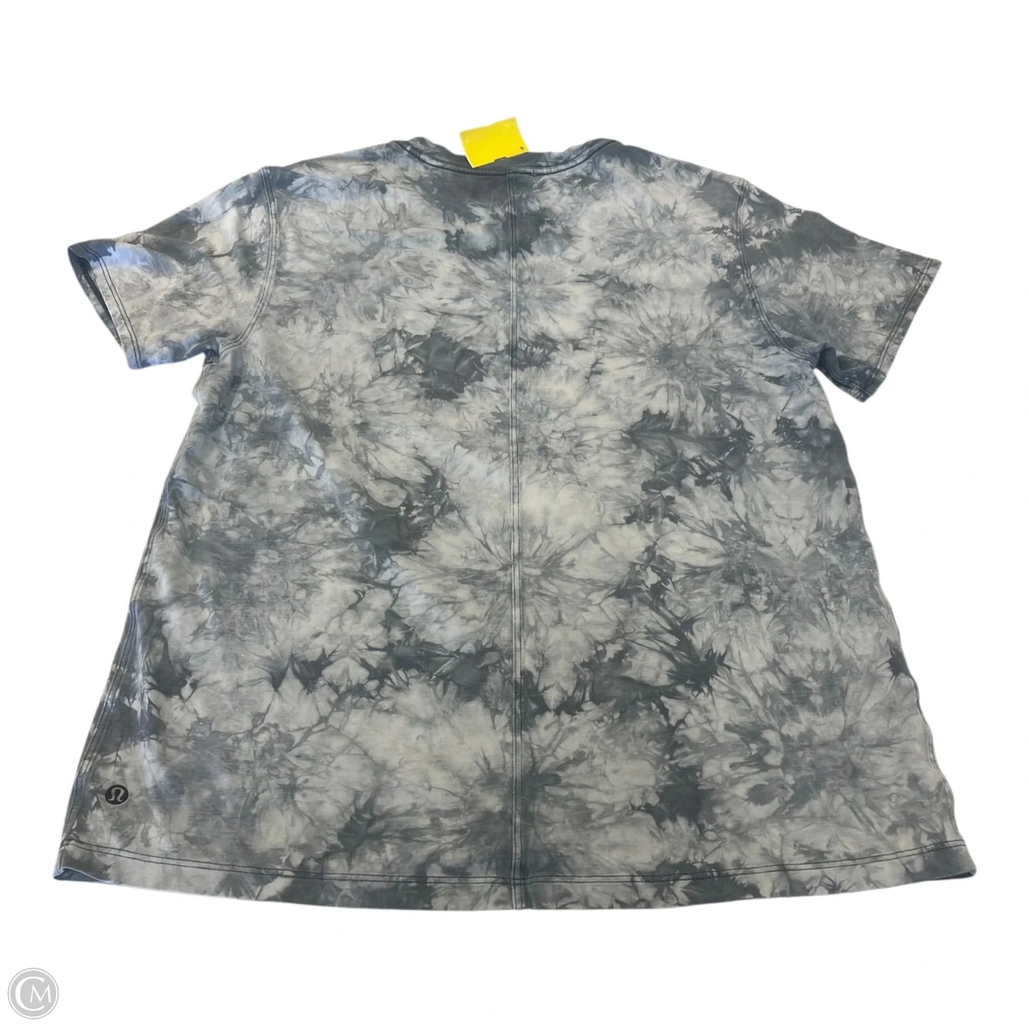 Top Short Sleeve By Lululemon In Grey, Size: 4