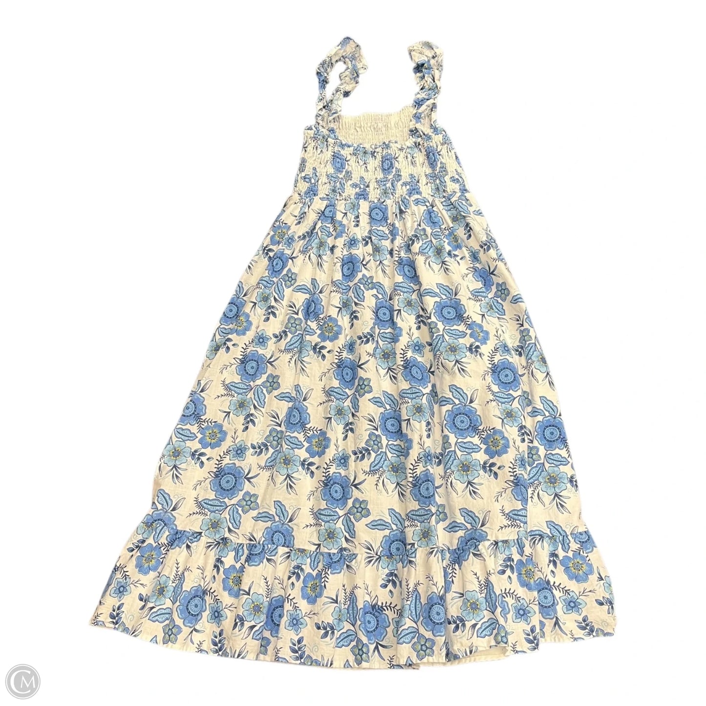 Dress Casual Maxi By Haute Hippie In Blue & White, Size: 10