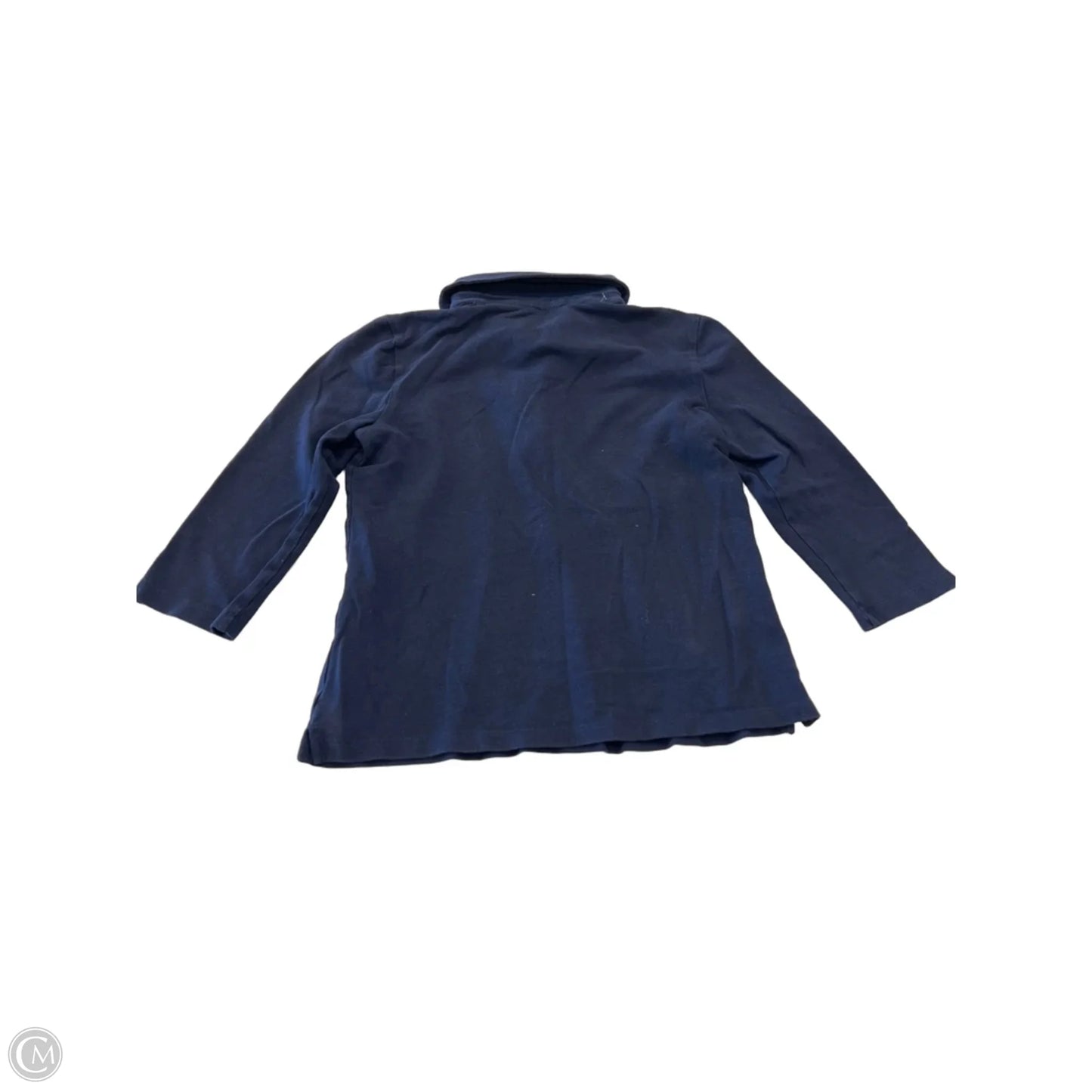 Top 3/4 Sleeve By Talbots In Navy, Size: Sp