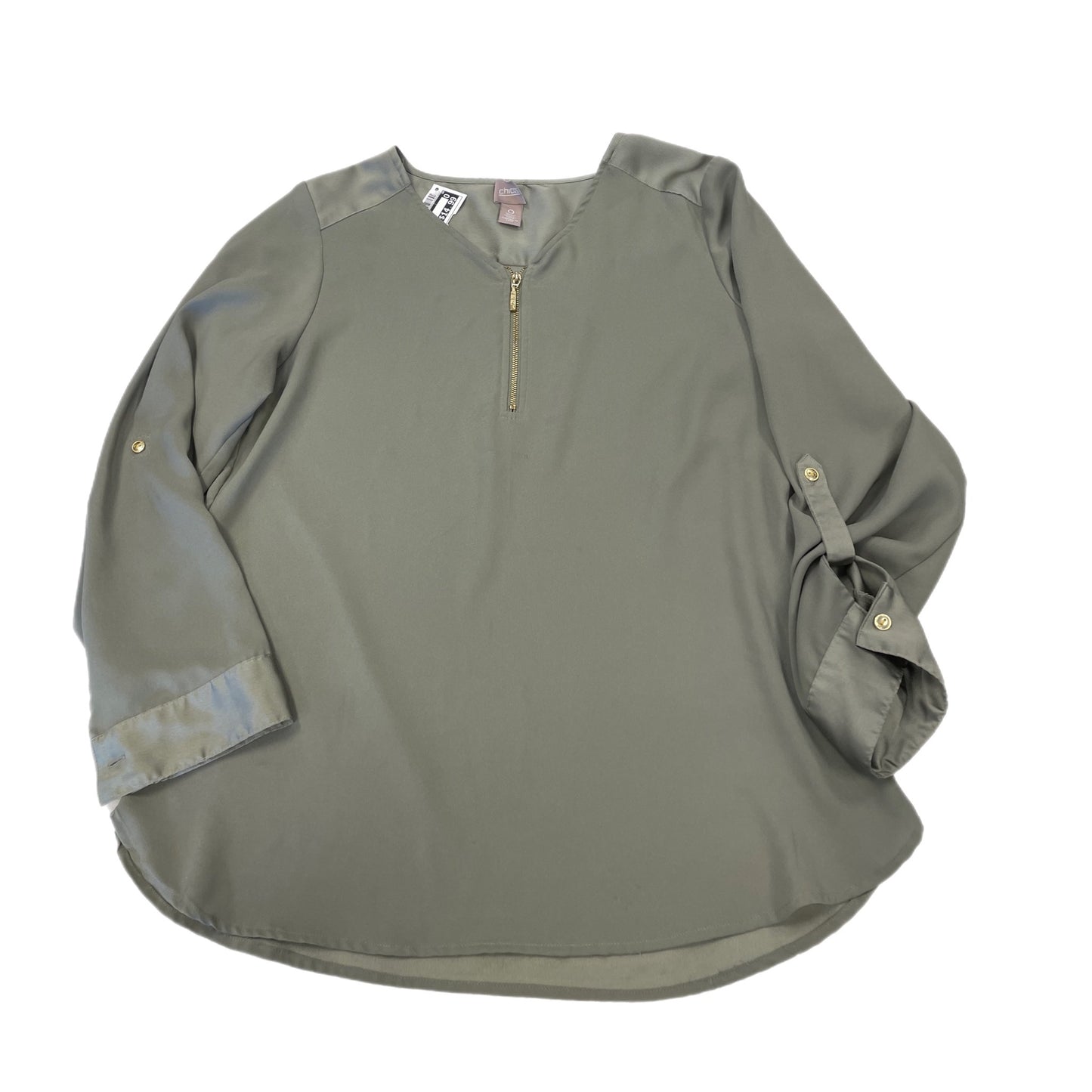 Top 3/4 Sleeve By Chicos  Size: 0 (small)