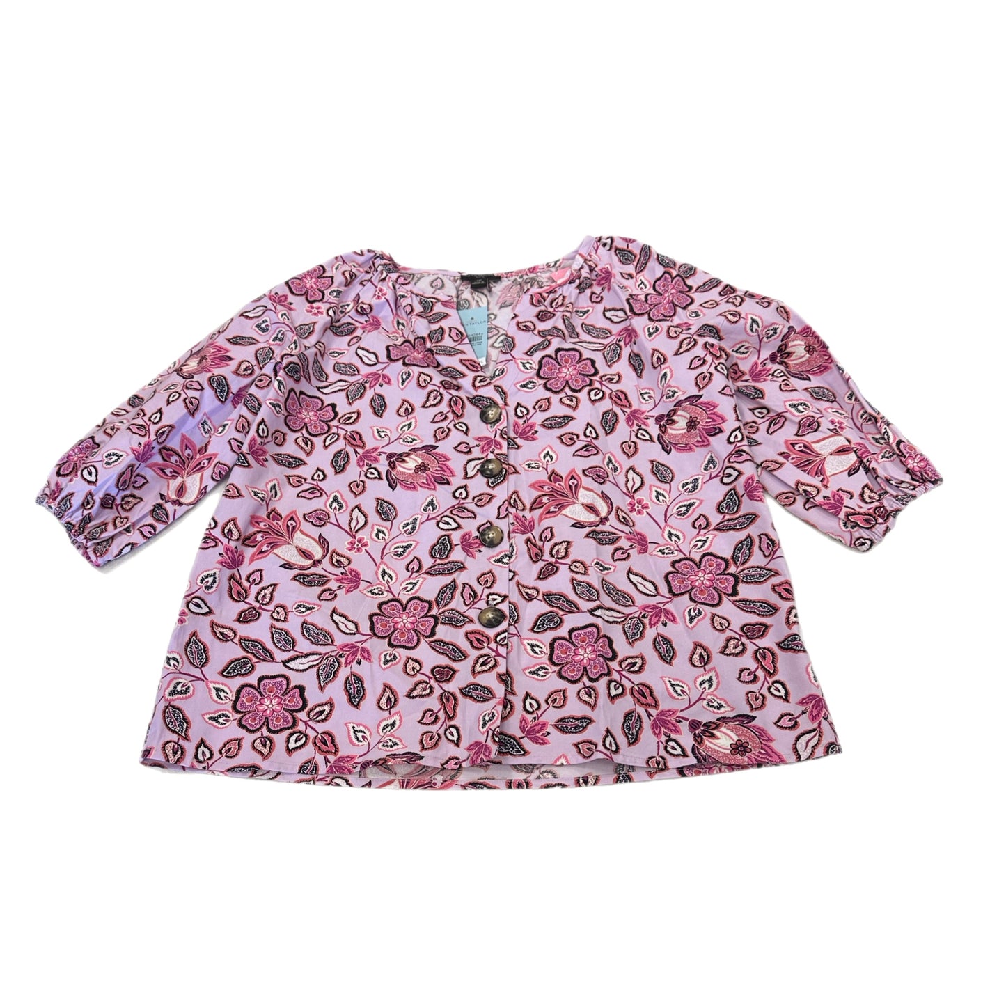 Top Short Sleeve By Ann Taylor Size: Petite Xs