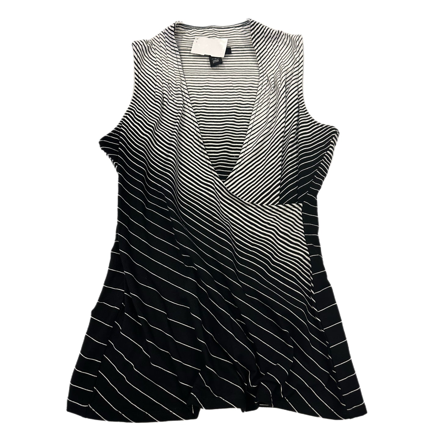 Top Sleeveless By White House Black Market In Black & White, Size: S