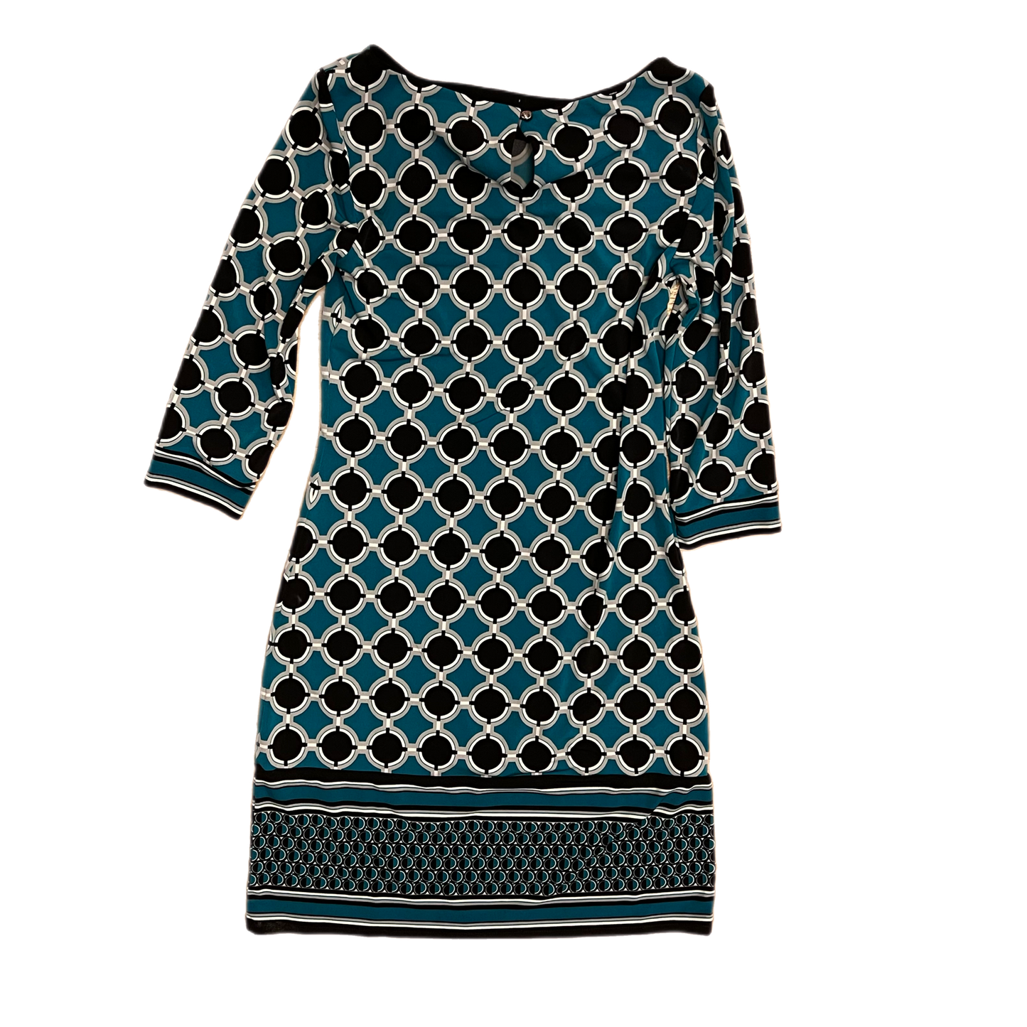 Dress Casual Short By White House Black Market In Black & Blue, Size: Xxs