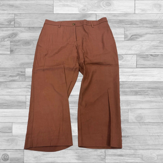 Pants Cropped By J. Jill In Orange, Size: 14p