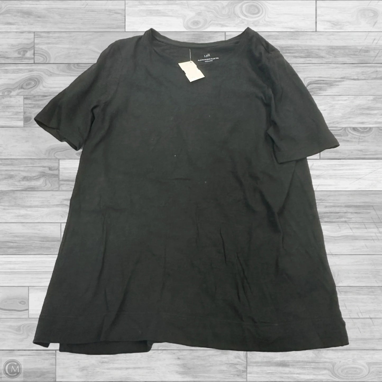 Top Short Sleeve Basic By J. Jill In Black, Size: M