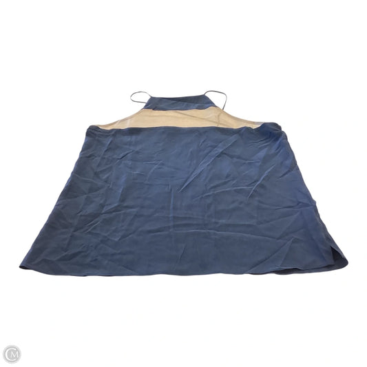 Tank Top By Cma In Blue & Cream, Size: L