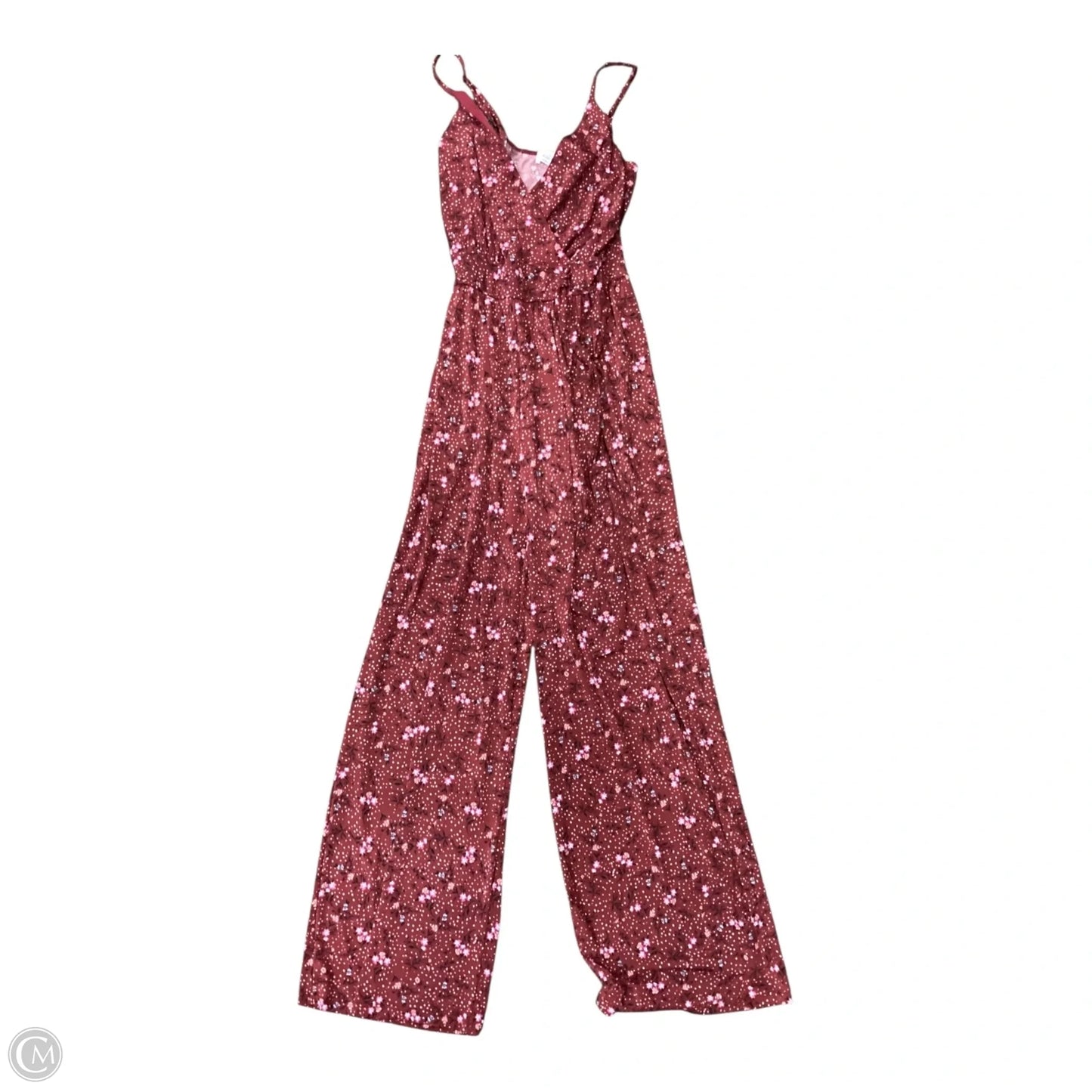 Jumpsuit By Kaleigh In Maroon, Size: S