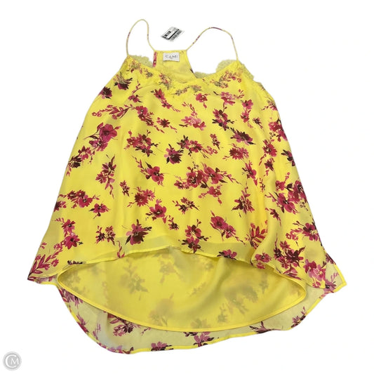 Tank Top By Cma In Yellow, Size: L