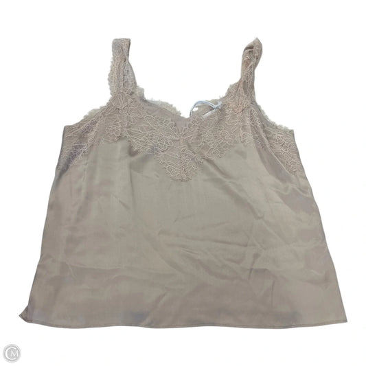 Top Sleeveless By Cma In Cream, Size: Xl